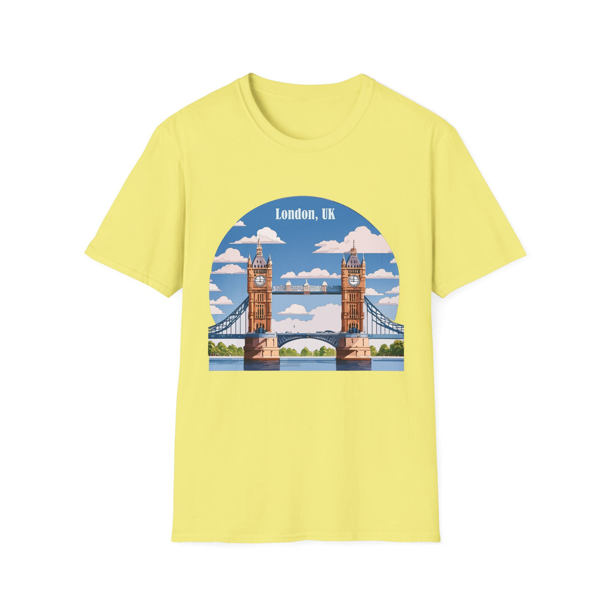 London Tower Bridge Illustration T-Shirt | London, UK skyline tee