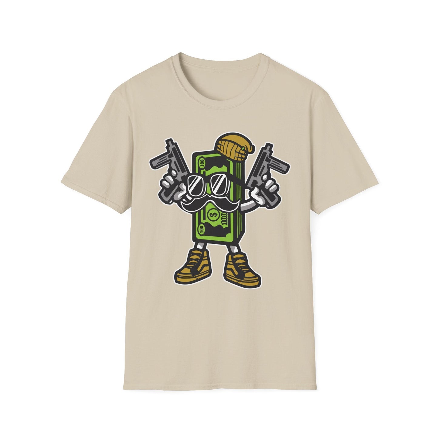 Cartoon T Shirt Animation Tee Funny Graphic Unisex Gildan Softstyle 64000 Cotton