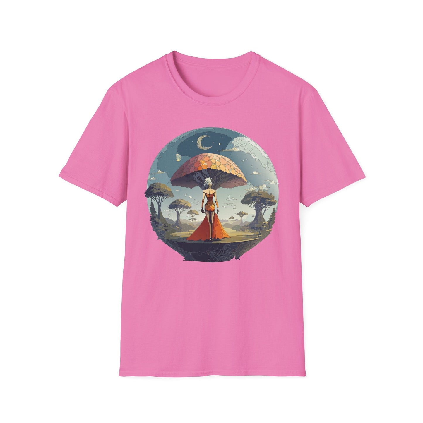 Womens Graphic T Shirts Art Design Shirt Softstyle Casual Tee 64000 Gildan Ring Spun Cotton