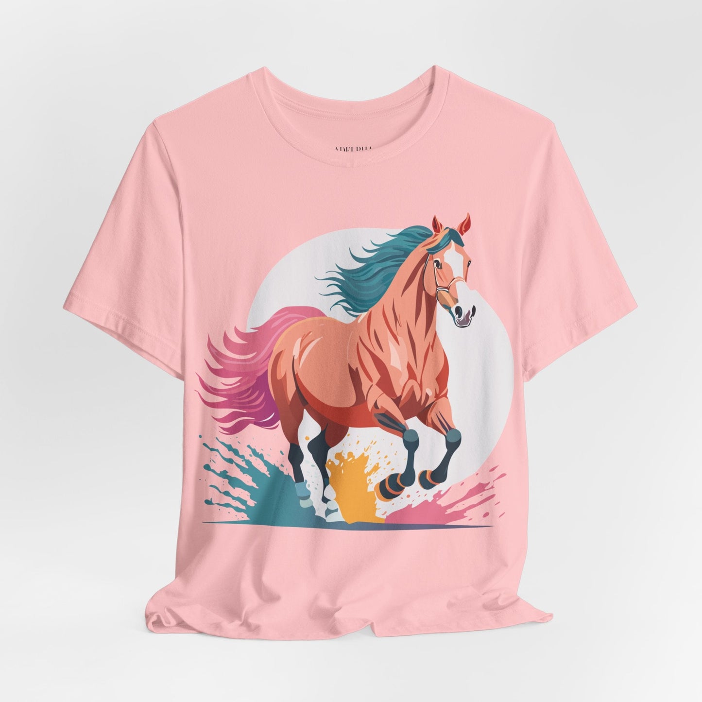 Horse Graphic Unisex 100 Cotton Vintage Animal Art T-Shirt 19