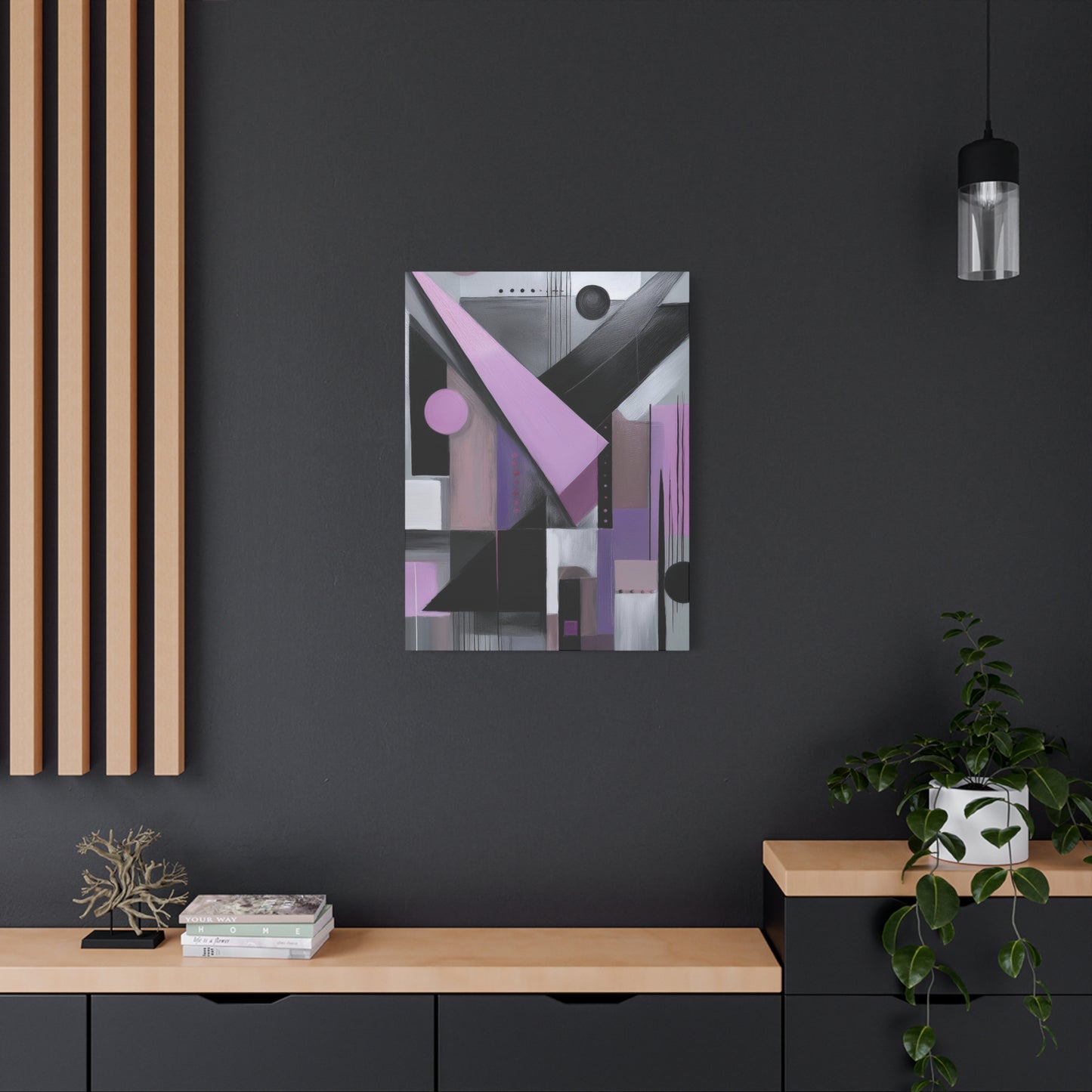 Abstract Geometric Painting Print Canvas 20x24,20x30,24x30 24x32,24x36,30x40 32x48,36x48,40x60 Pine-Wood Inner Frame ABS-43
