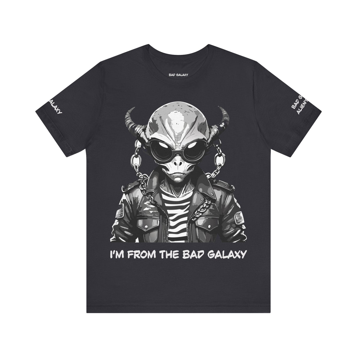 Alien T Shirt From Bad Galaxy Graphic Tee With Free Shipping Lightweight 100 Cotton USA Made