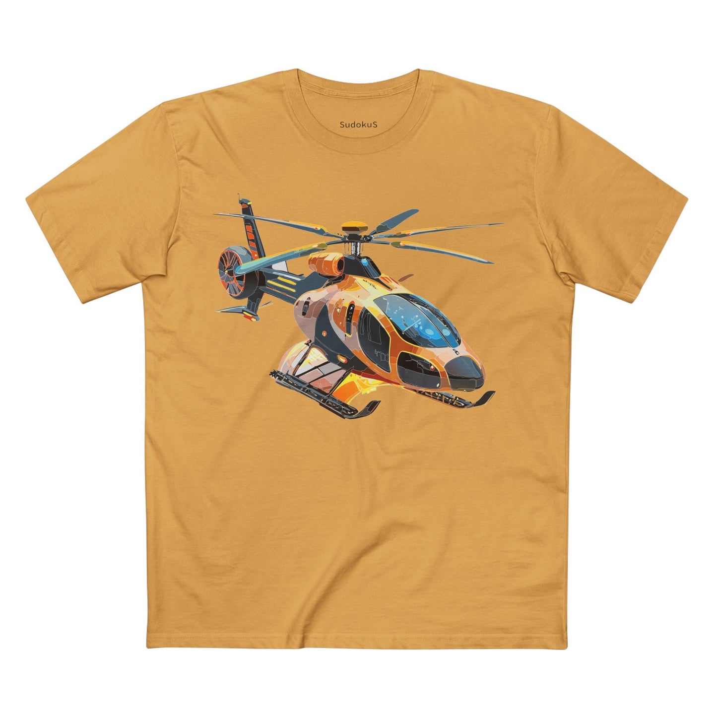 Chopper Graphic Unisex 100 Cotton Staple Tee 6