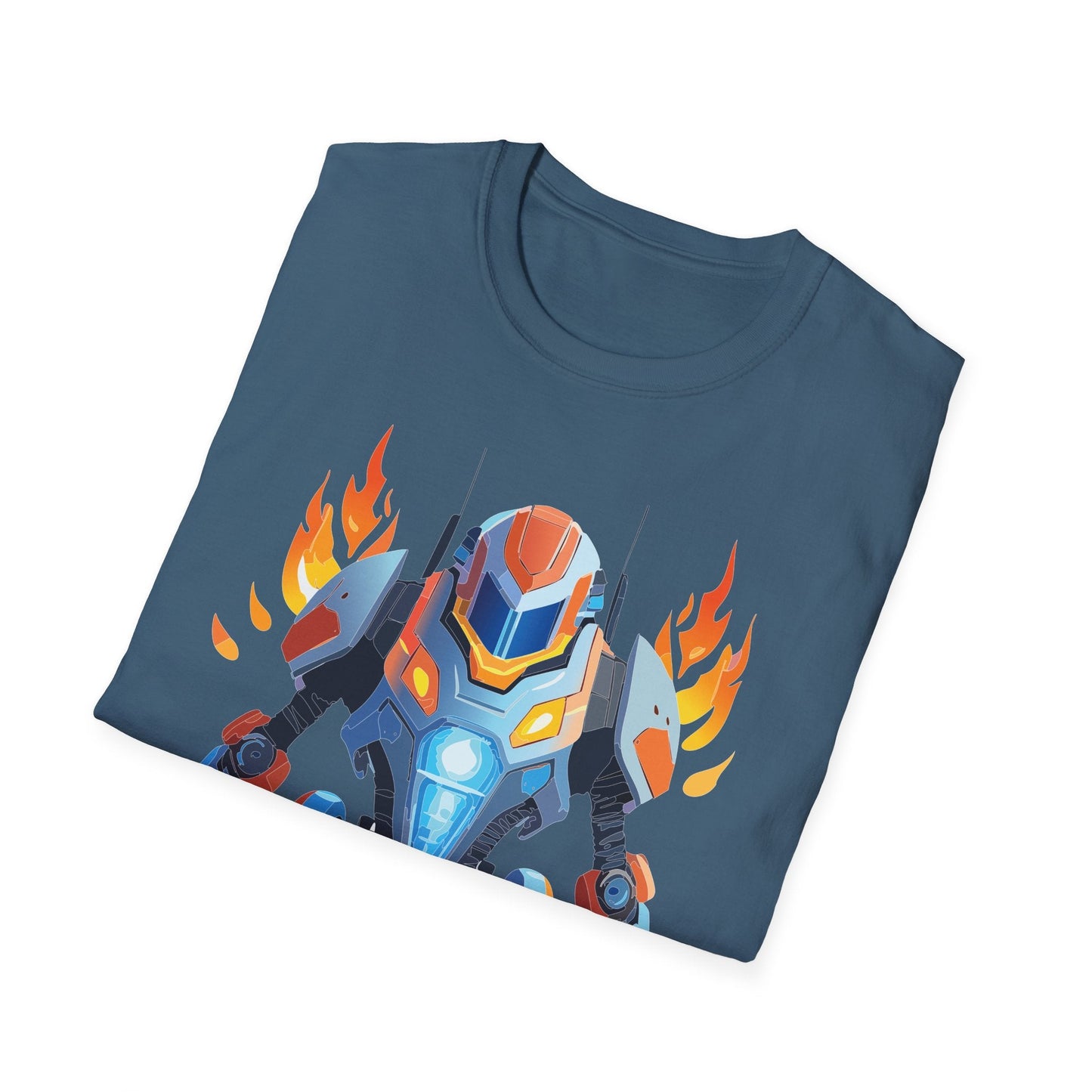 Cyborg Tee Unisex Robot Shirt Terminator Shirt Art Design Gildan Softstyle 64000 Cotton Tee