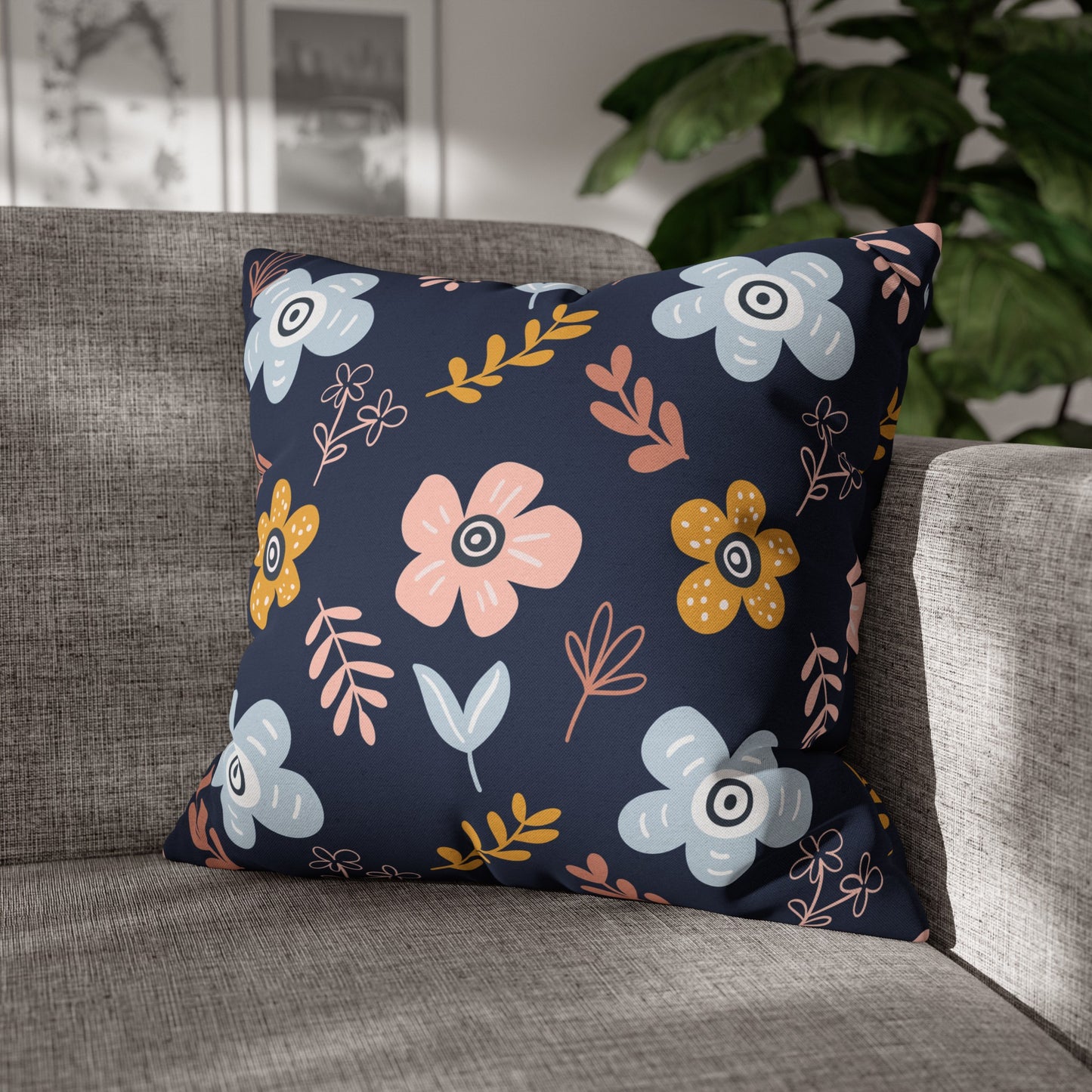 Floral Poly Pillowcase