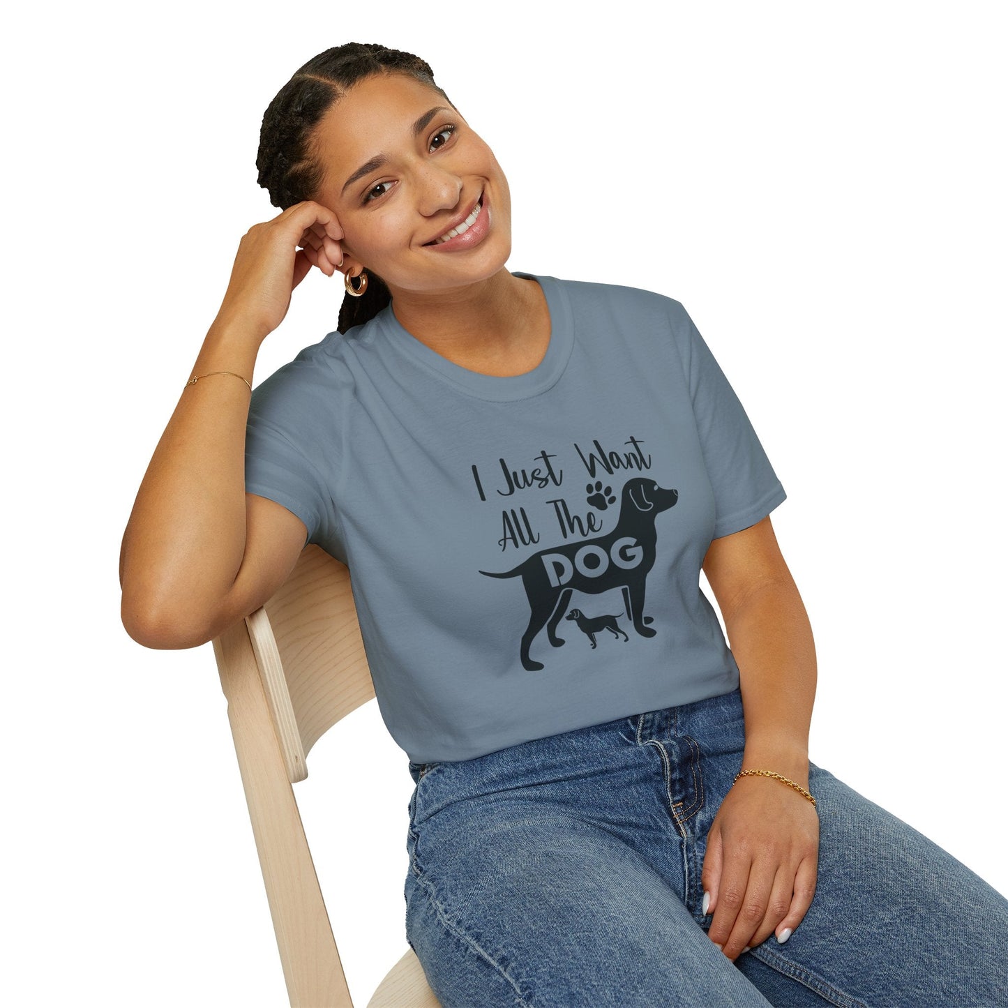 Dog Slogan T Shirts With Funny Quotes Unisex Gildan Softstyle 64000 Premium Cotton Tee