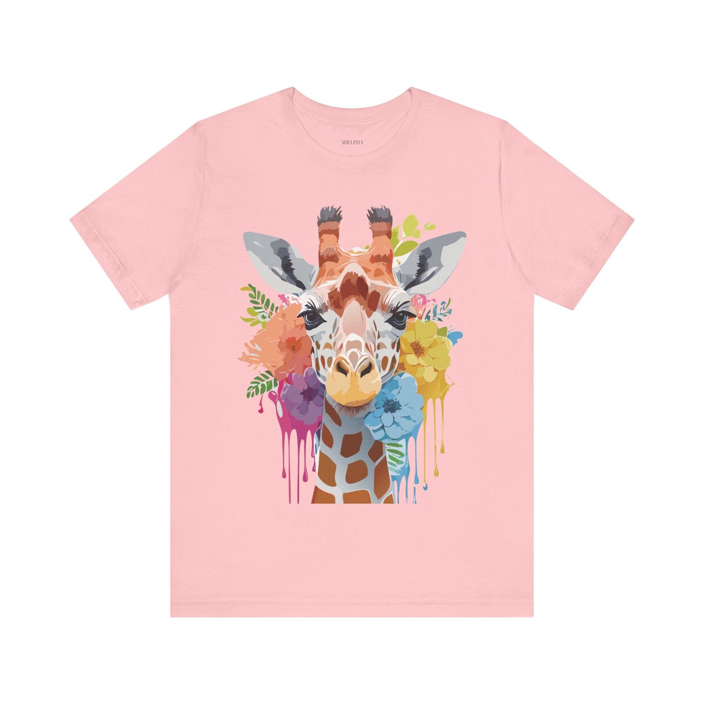 Giraffe Graphic Tee Unisex Jersey Short Sleeve Adelpha Vintage Inspired Artwork Design