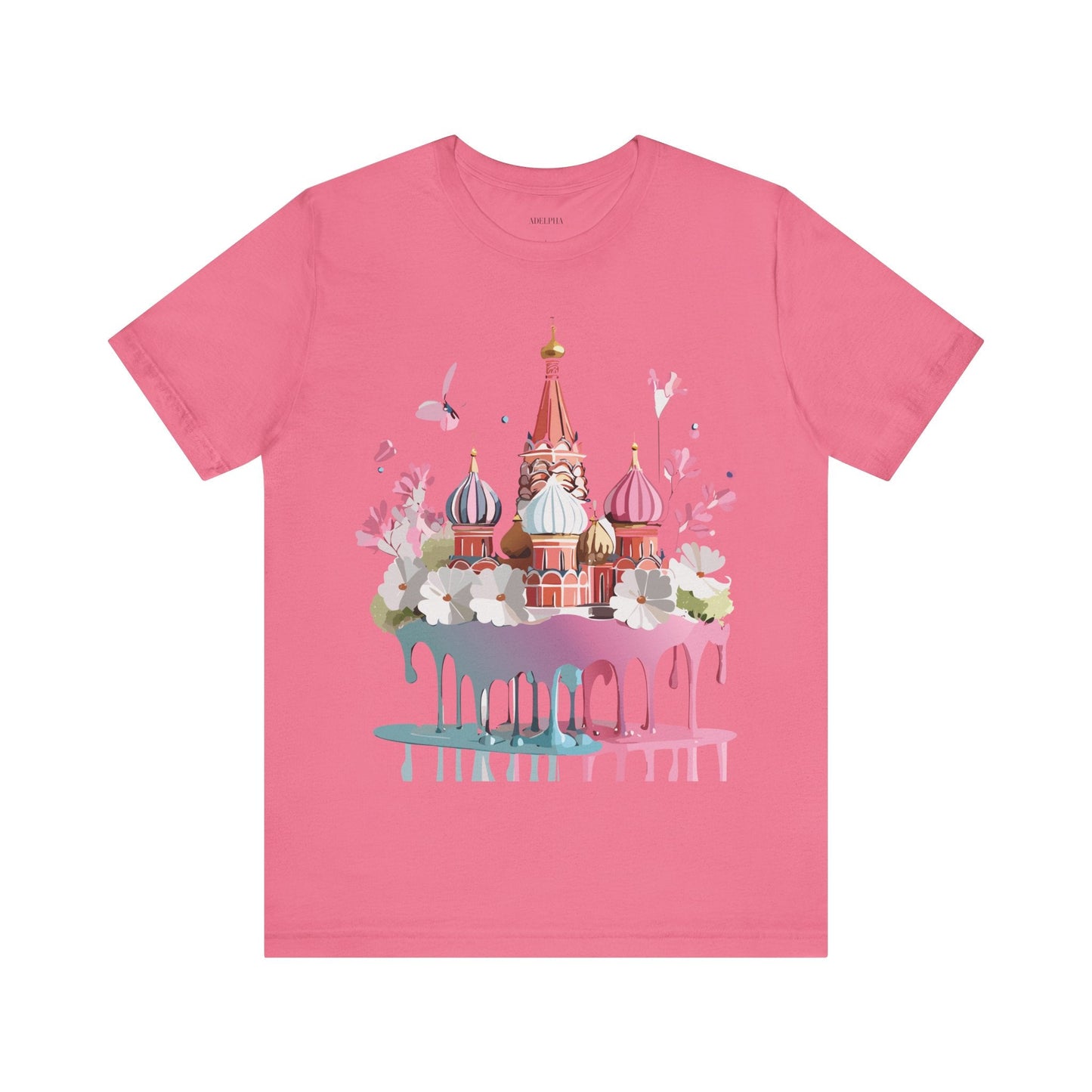 Premium Unisex Tourist Shirt Moscow Graphic Tee With Vintage Adelpha Artwork and Comfort