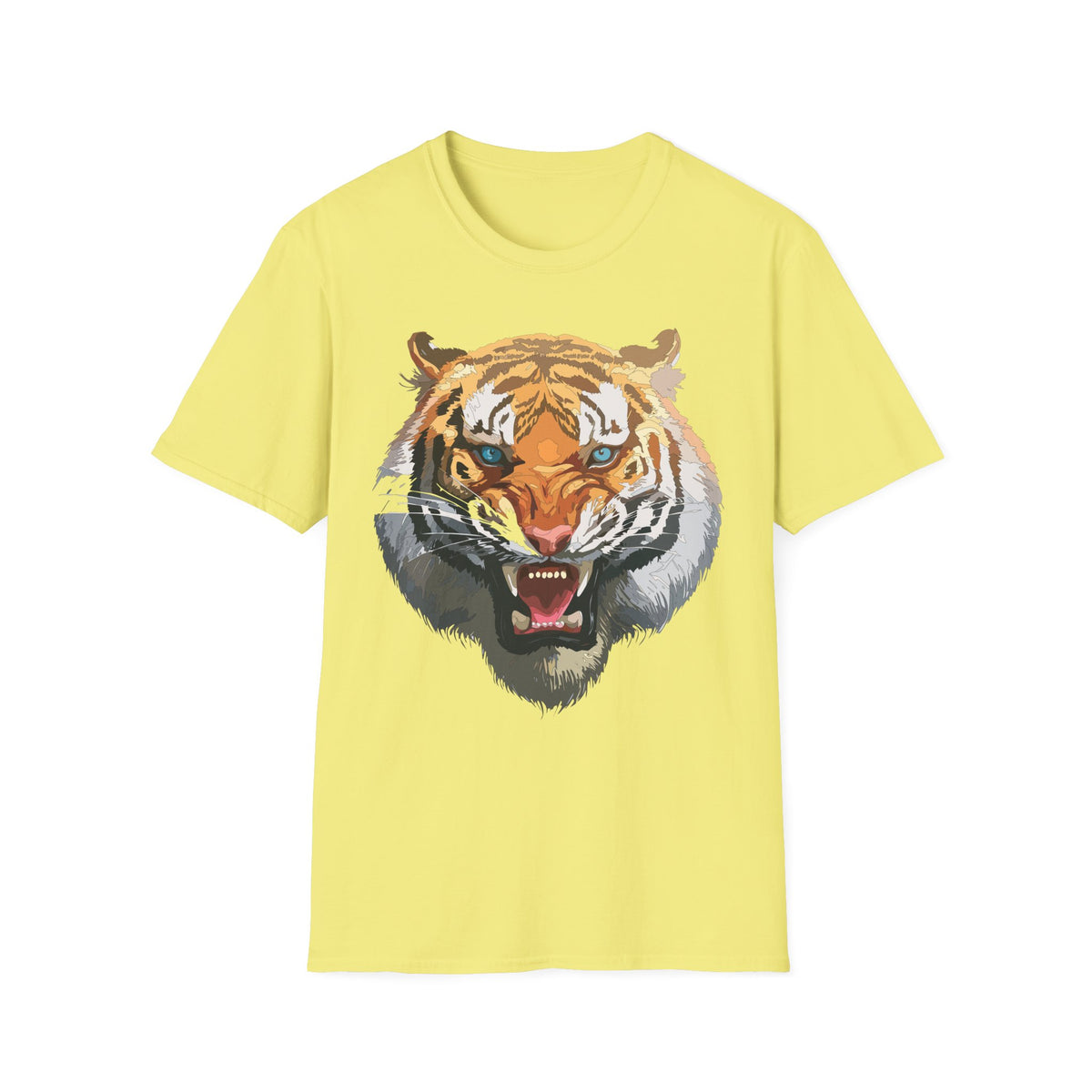 Roaring Tiger Face T-Shirt | Big Cat Graphic Tee