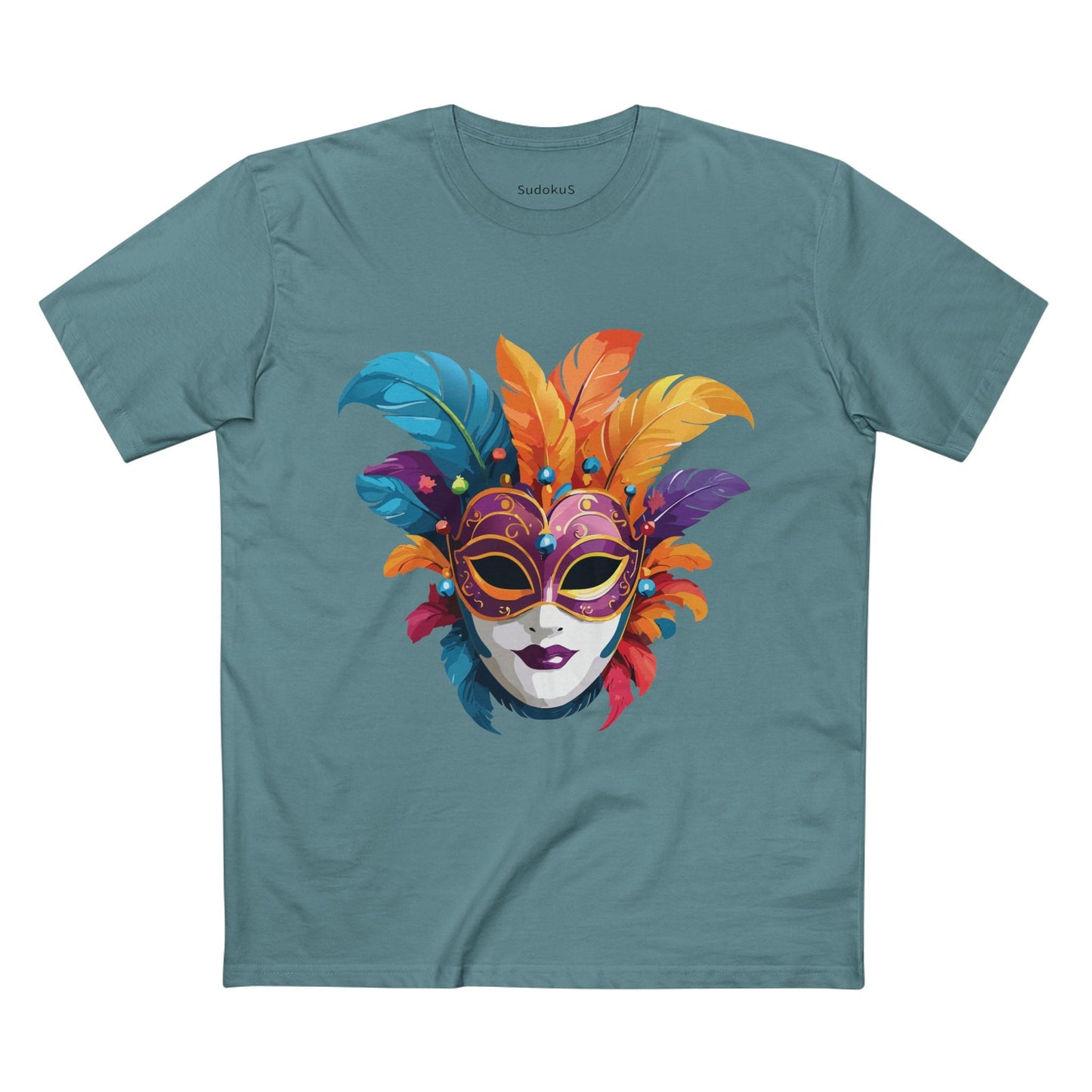 Mask Graphic Unisex 100 Cotton Staple Tee 38