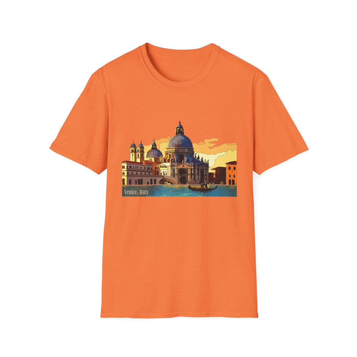 Venice Sunset Basilica T-Shirt | Italian Cityscape Tee