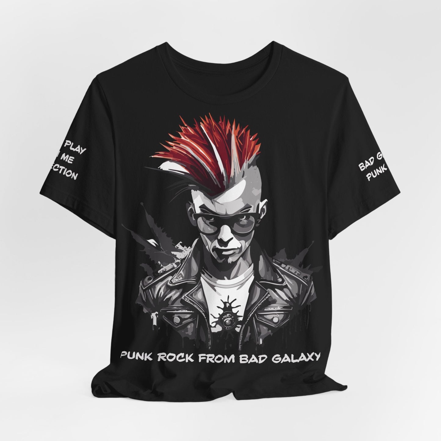 Punk Rock Tee Shirt Made To Order In USA With 100 Percent Cotton And Eco Friendly Inks
