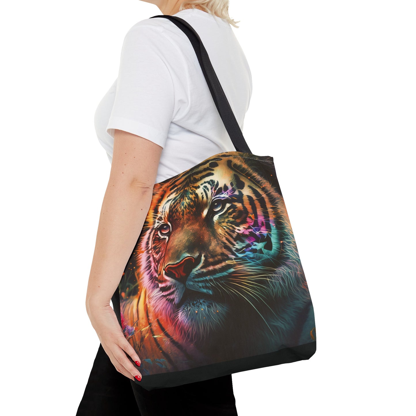 Canvas Bag with Animal Prints