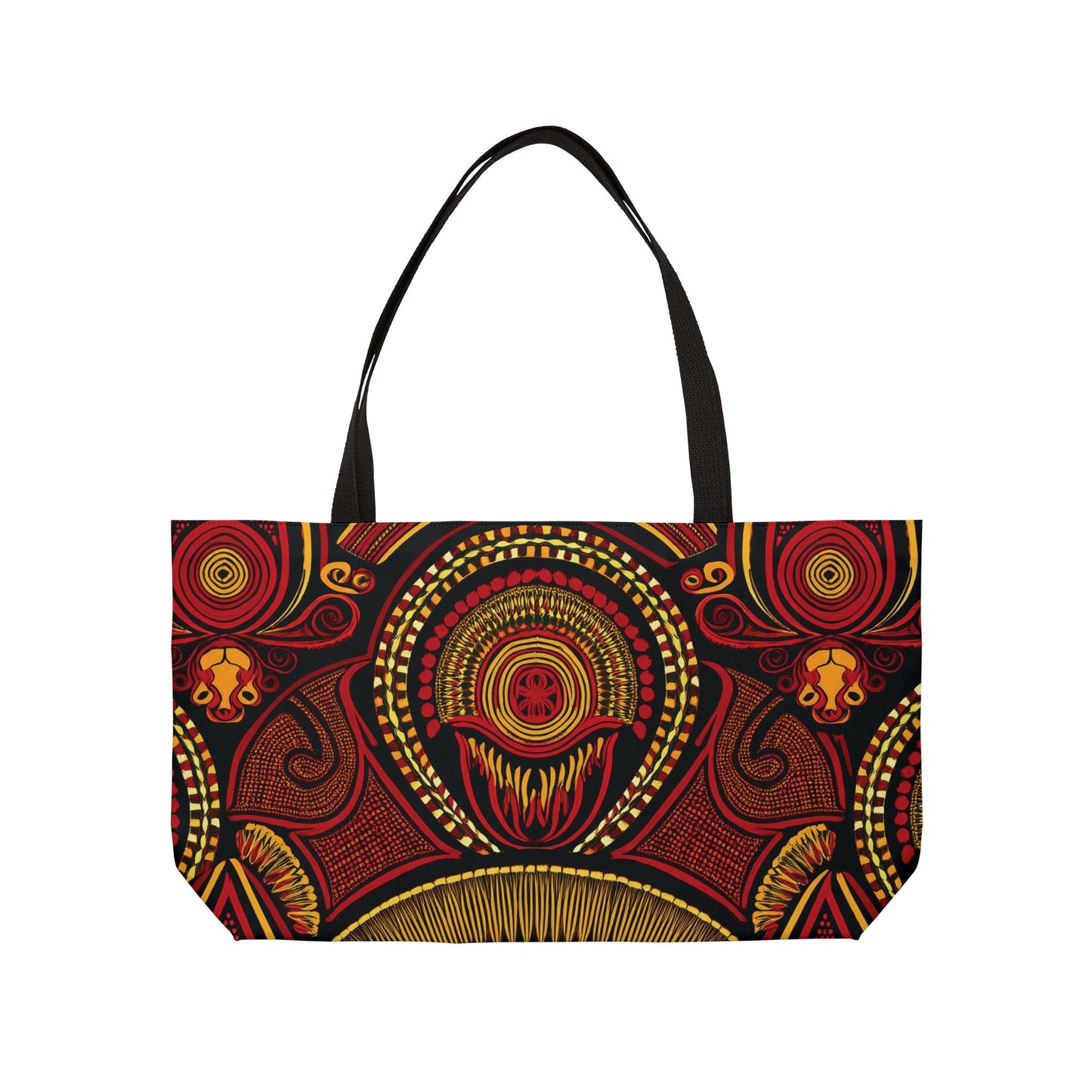 Ornament Print Big Bag High-Quality 100% Spun Poly 24x13 Canvas Art Bag OR-62