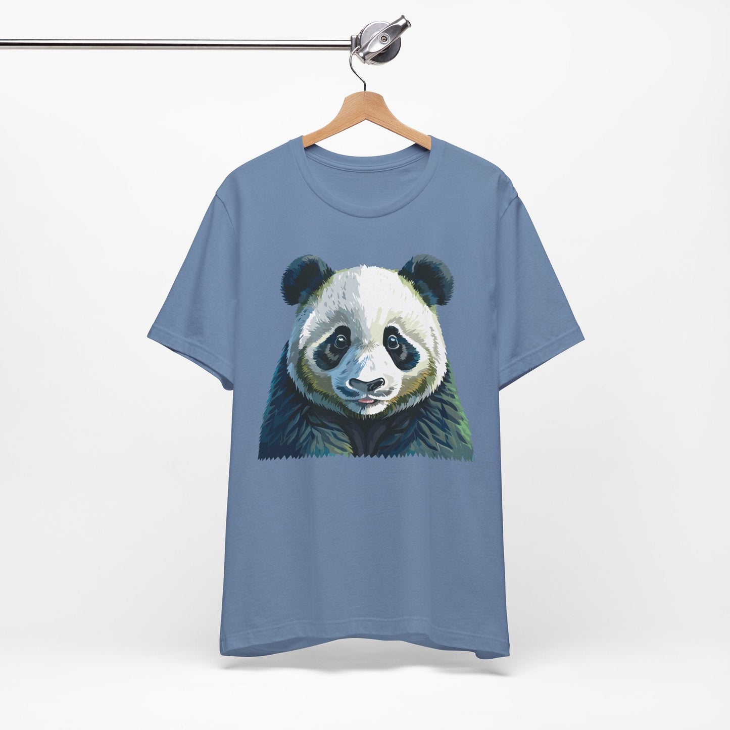 Unisex Animal Graphic Tee Shirt With Wild Animals Art Design Gildan Softstyle 64000