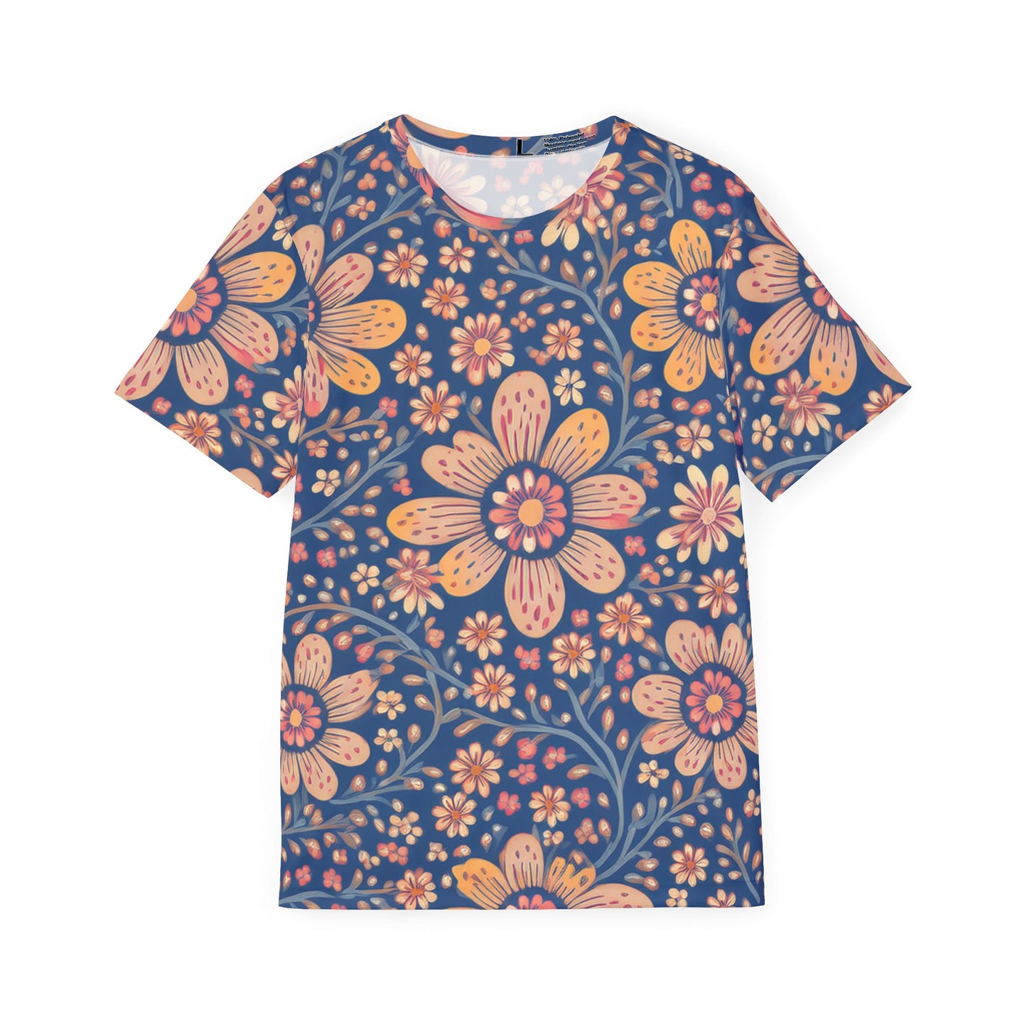 Unisex Floral Shirt, Floral Tee Shirt, Floral T-Shirt, T Shirt with Flowers 5