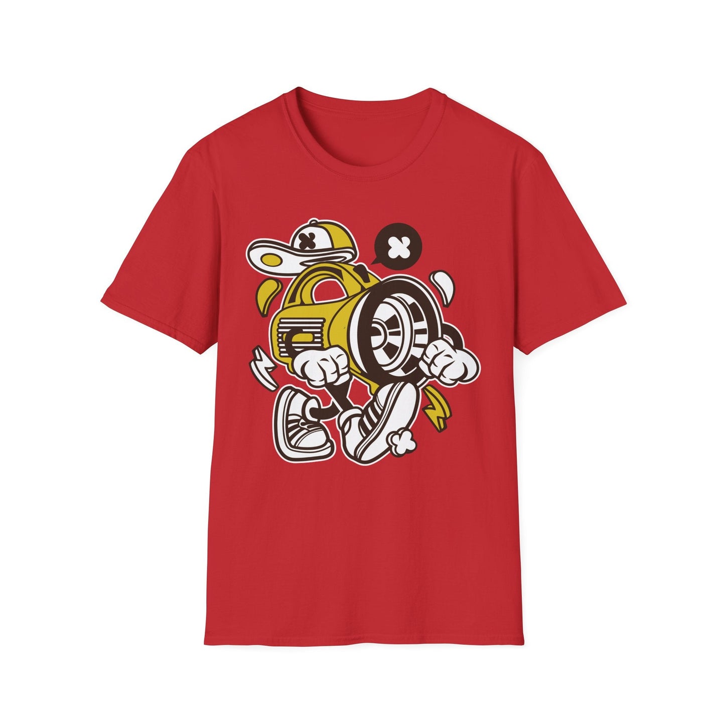 Cartoon T Shirt Animation Tee Funny Tee Unisex Softstyle Cotton Tee Gildan 64000
