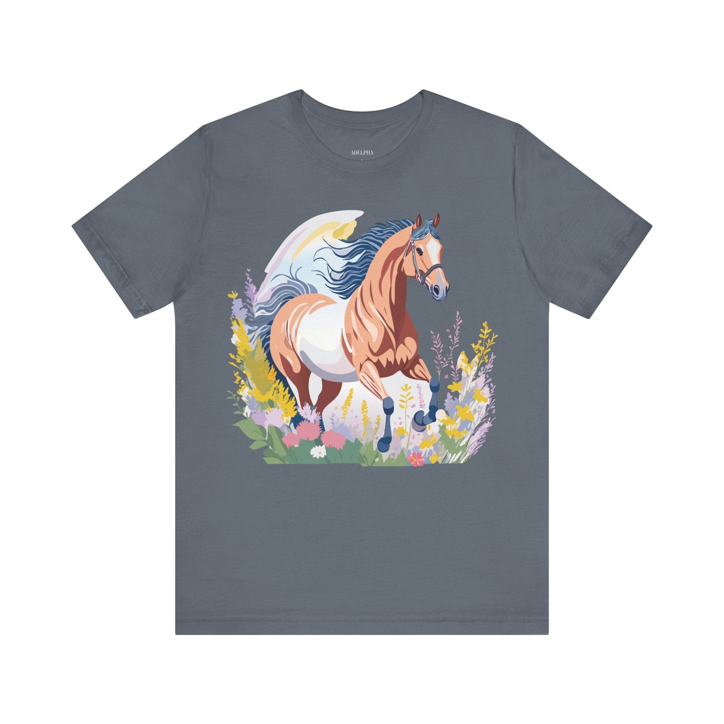 Horse Graphic Unisex 100 Cotton Vintage Animal Art T-Shirt 4