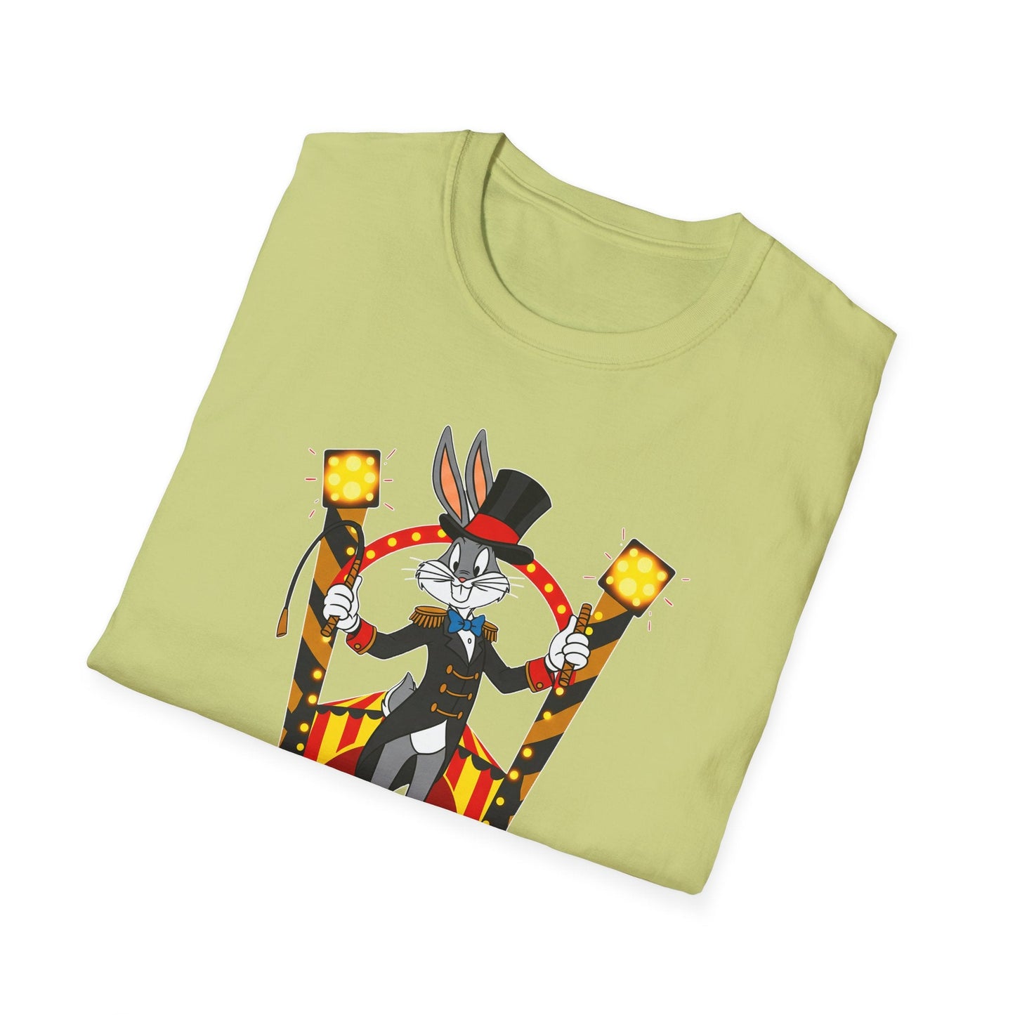 Bugs Bunny T Shirt Unisex Cartoon Tee Gildan Softstyle 64000 Tee Comfort Cotton Fabric
