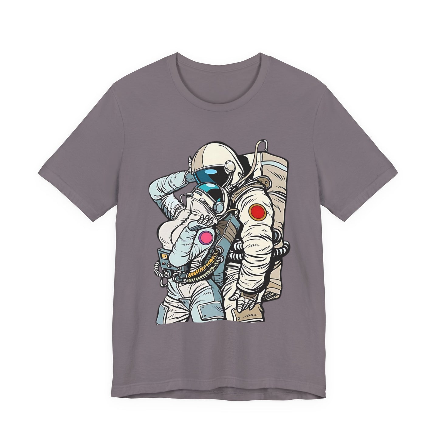 Unisex Astronaut T-shirt, Space Lovers Tee, Cosmic Top, Astronaut Graphic Tee, Cosmos Graphic T-Shirt, Love Shirt Art T-Shirt