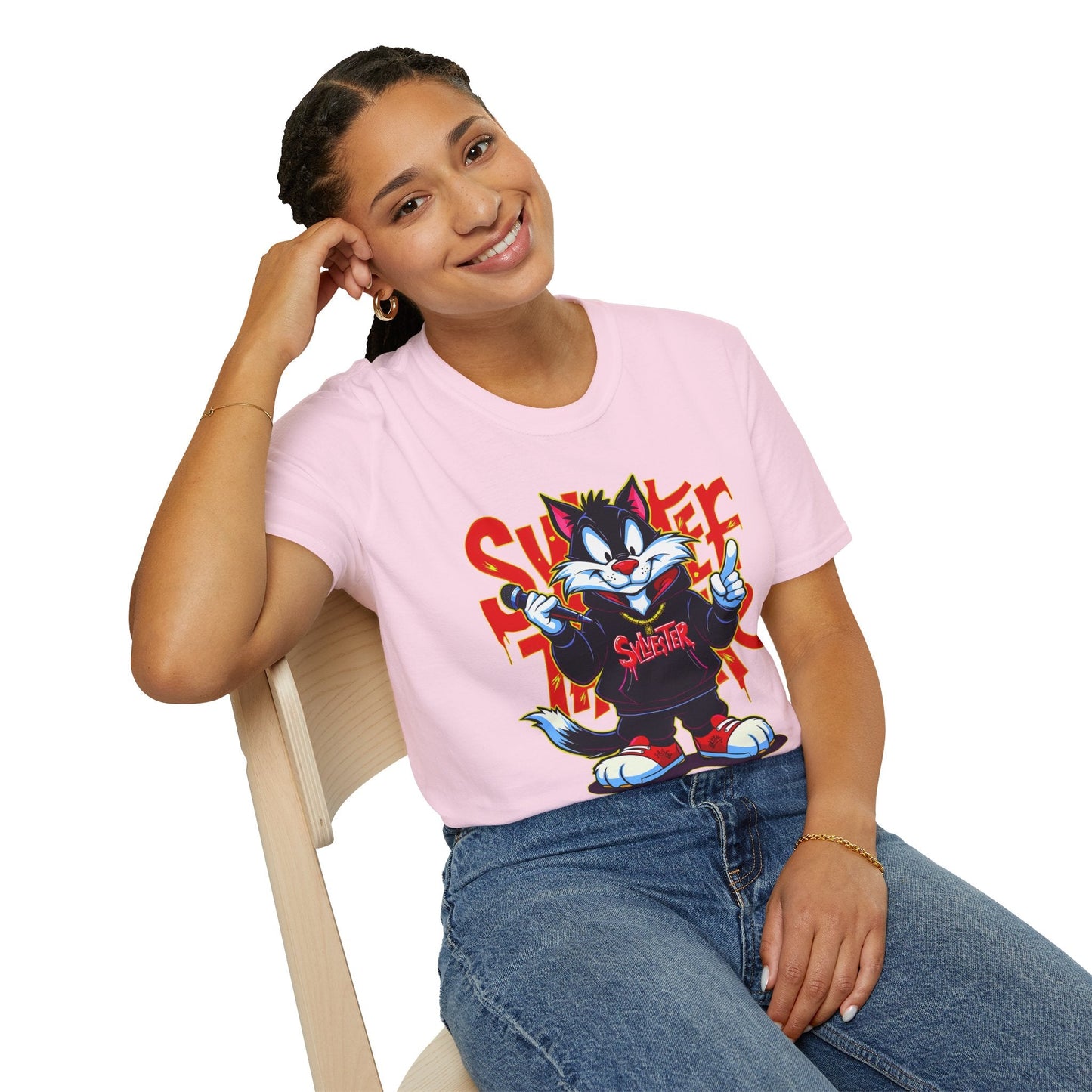 Gildan Softstyle Unisex T Shirt 100 Percent Ring Spun Cotton Cartoon Animation And Funny Animals Tee