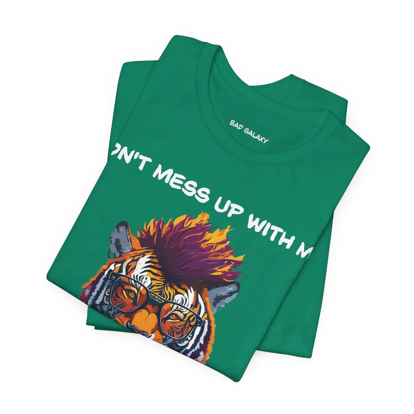 Bad Galaxy Animal T Shirt Cotton Comfort Eco Friendly Inks Printed In USA Free Shipping