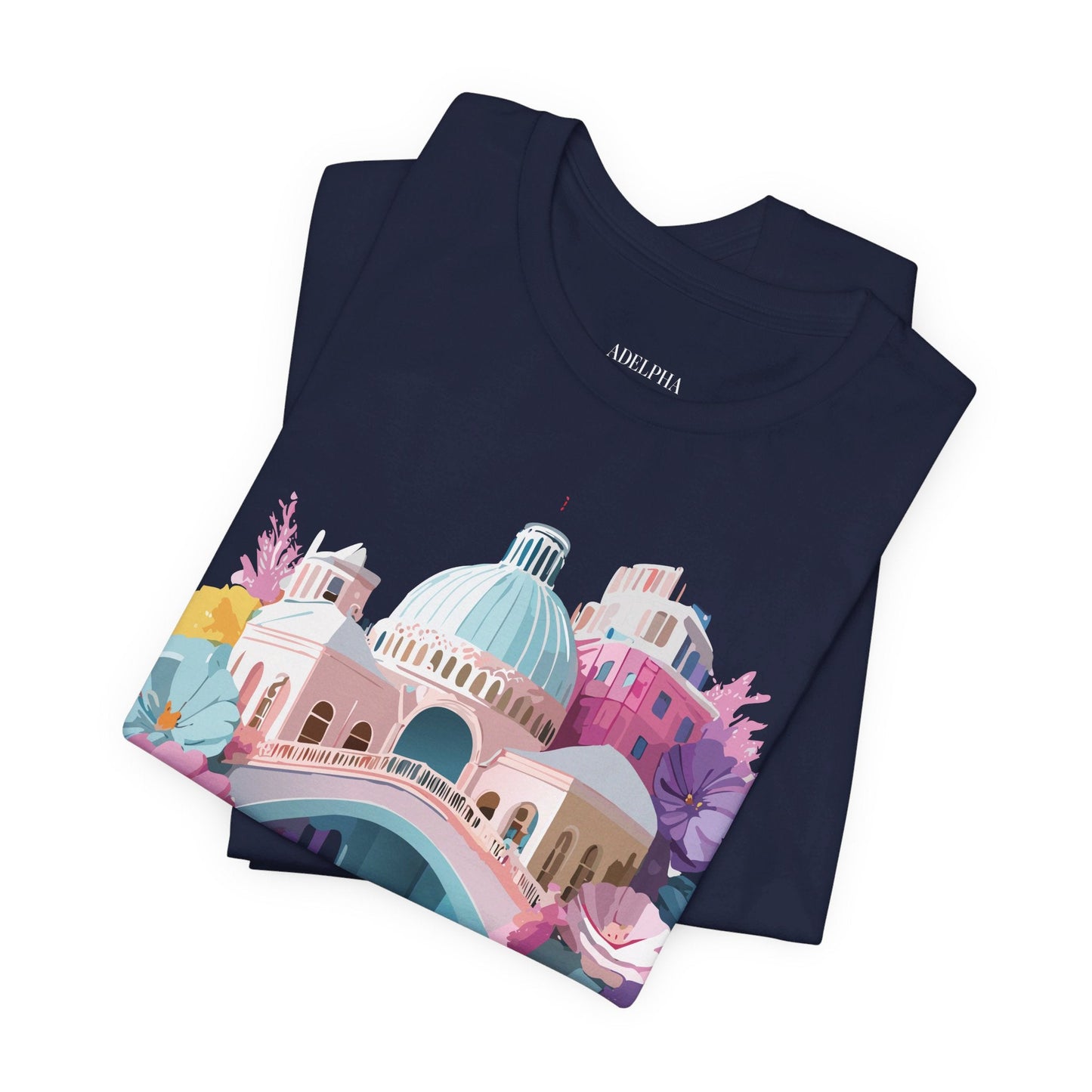 Venice Tourist Graphic Tee Unisex Jersey Short Sleeve Vintage Inspired Artwork Adelpha