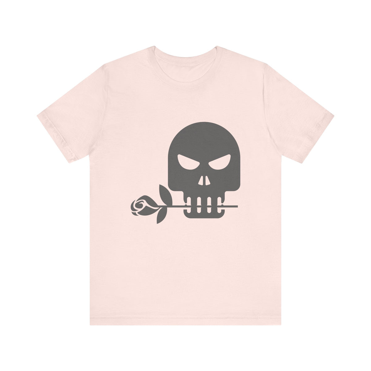 Camiseta unisex de algodón con calavera