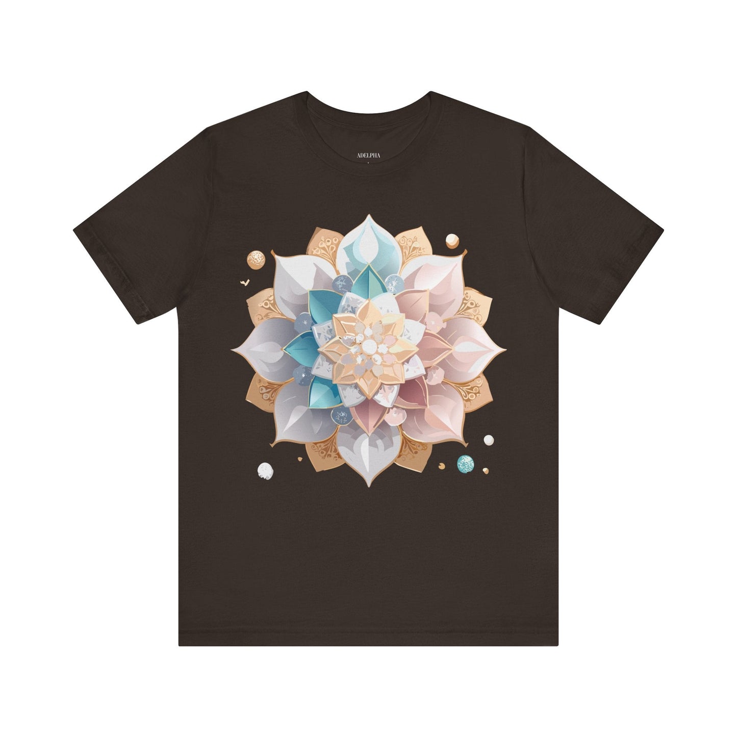 Mandala Graphic Unisex 100 Cotton Vintage Floral Artwork Tee 3