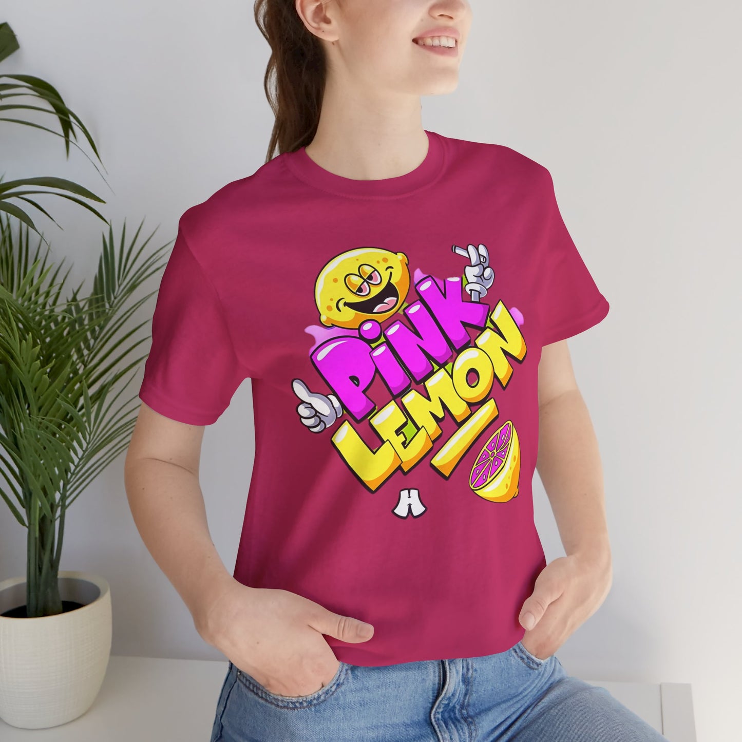 Lemon Graphic Tee, Graphic T-Shirt, Funny Lemon Shirt, Cute Cartoon Tees, Art T-Shirt, Art Design Tees