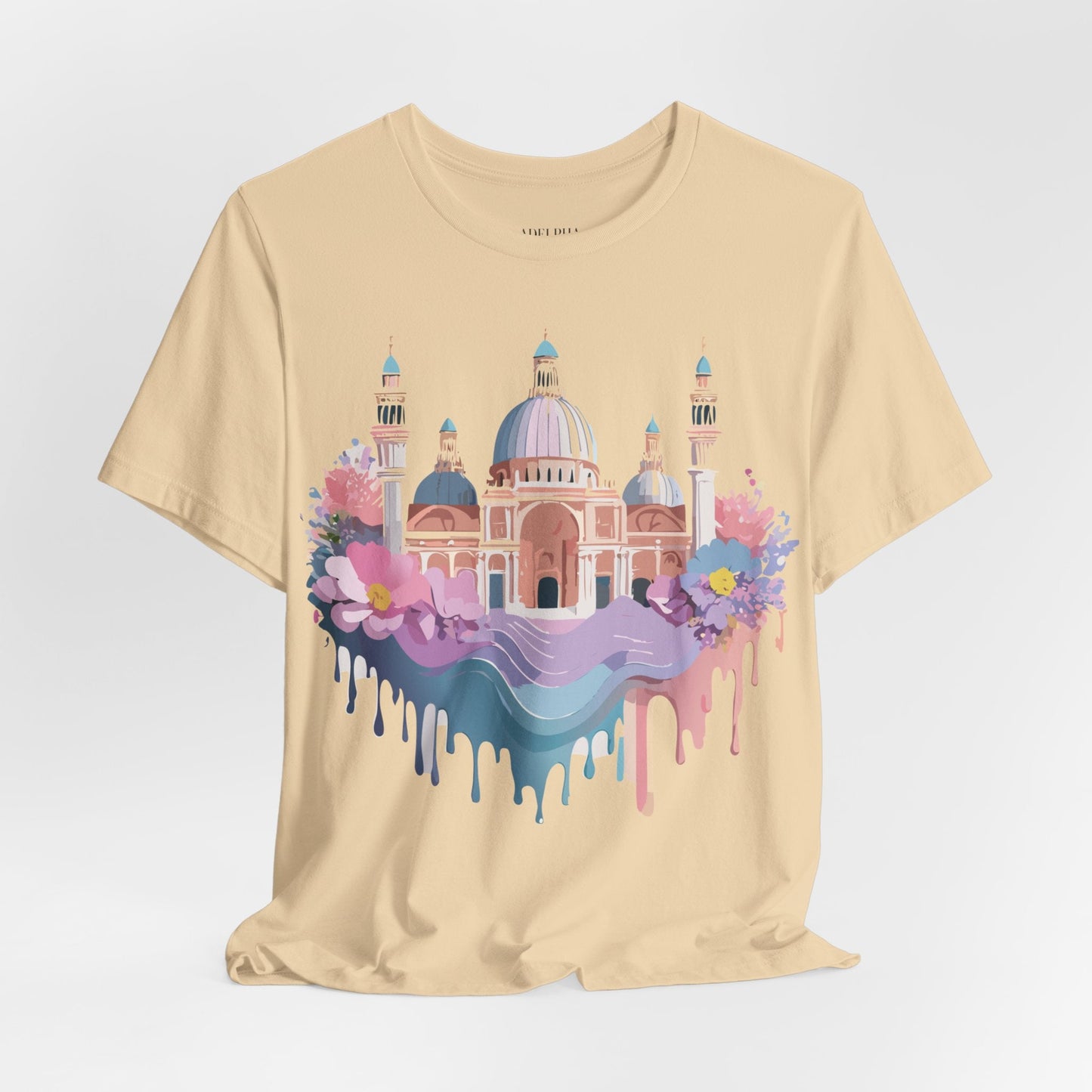 Venice Tourist Graphic Tee Unisex Jersey Short Sleeve Art By Vintage Style