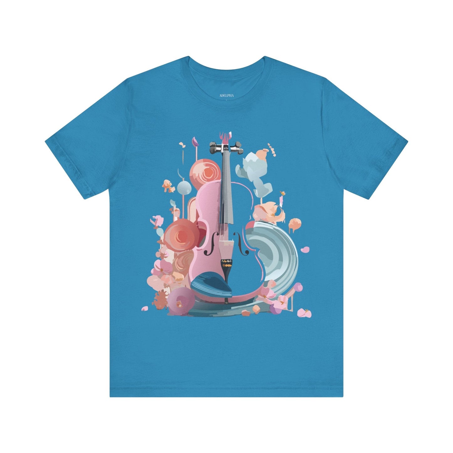 Adelpha Music Graphic T Shirt Unisex Short Sleeve Tee Vintage Inspired Artwork Edition