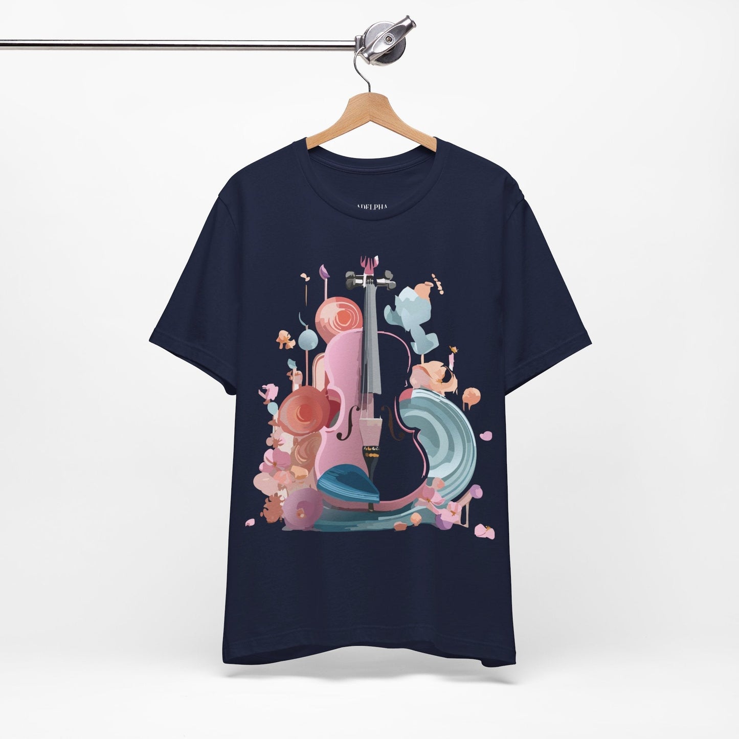 Adelpha Music Graphic T Shirt Unisex Short Sleeve Tee Vintage Inspired Artwork Edition