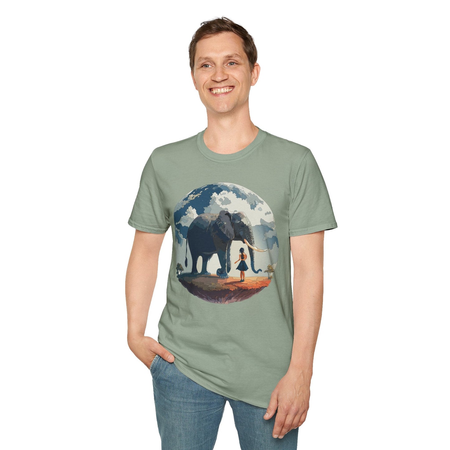 Womens Graphic T Shirt Art Design Tee Softstyle Gildan 64000 100 Percent Ring Spun Cotton
