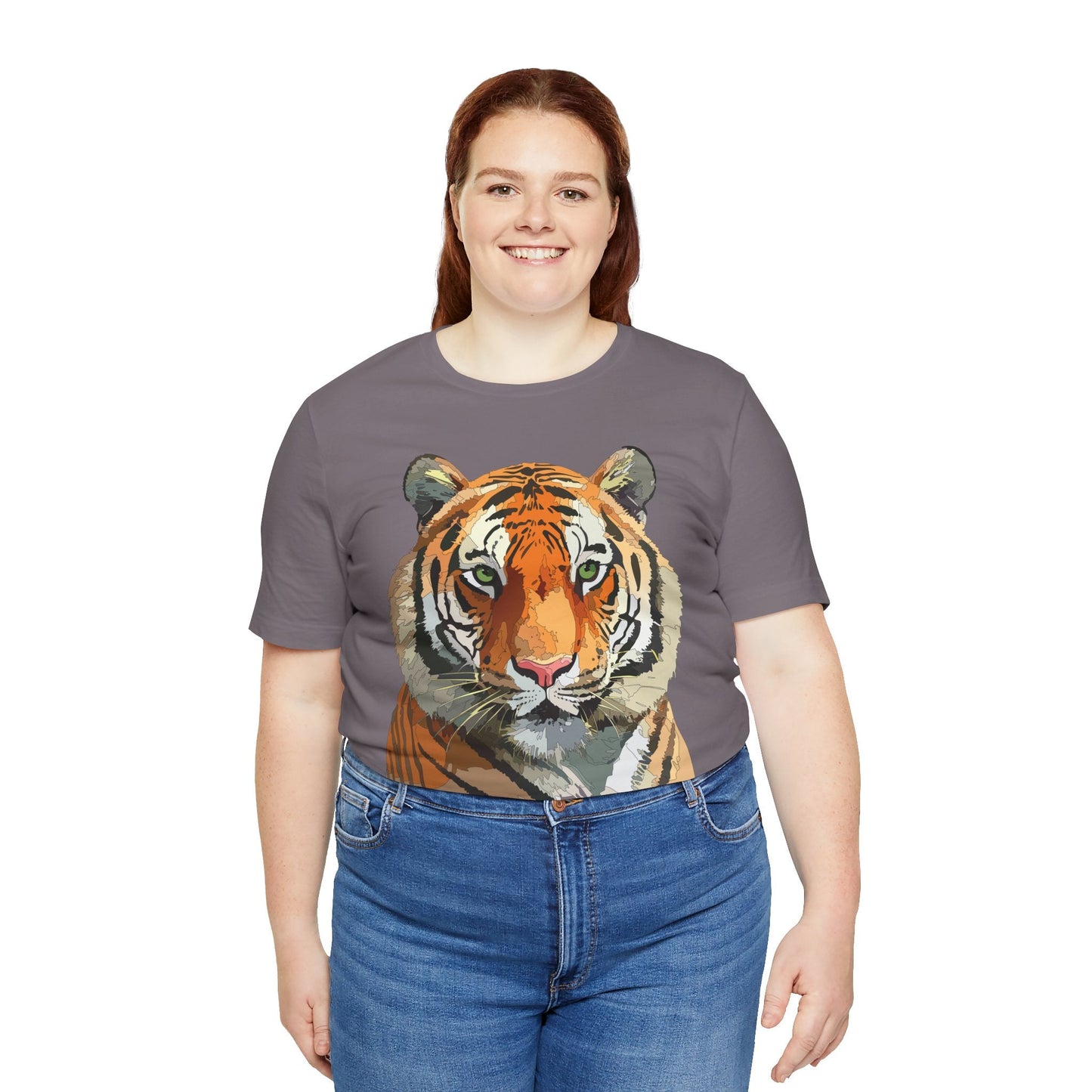 Unisex Animal Graphic Tee Shirt With Wildlife Art Design For Everyday Comfort Gildan 64000