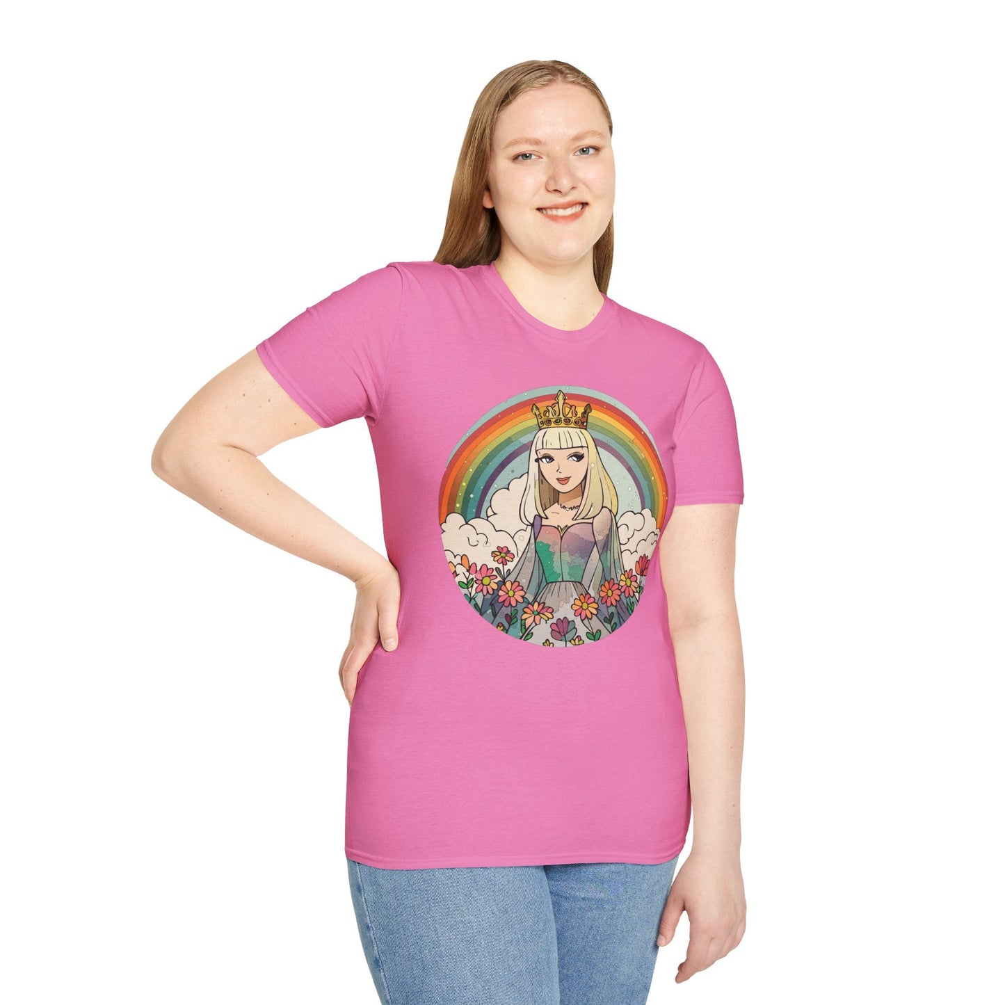 Womens Graphic T Shirt Art Design Tee Softstyle 100 Percent Ring Spun Cotton Comfort