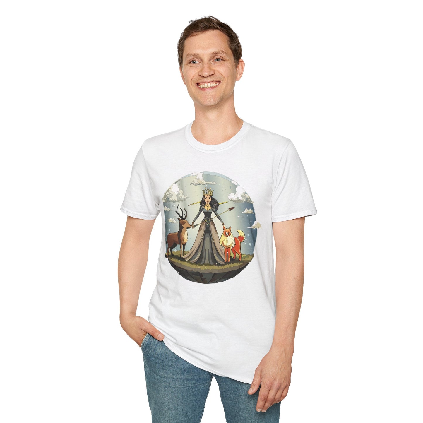 Womens Graphic T Shirt Art Design Tee Softstyle Gildan 64000 Cotton Comfort Fit Casual Wear