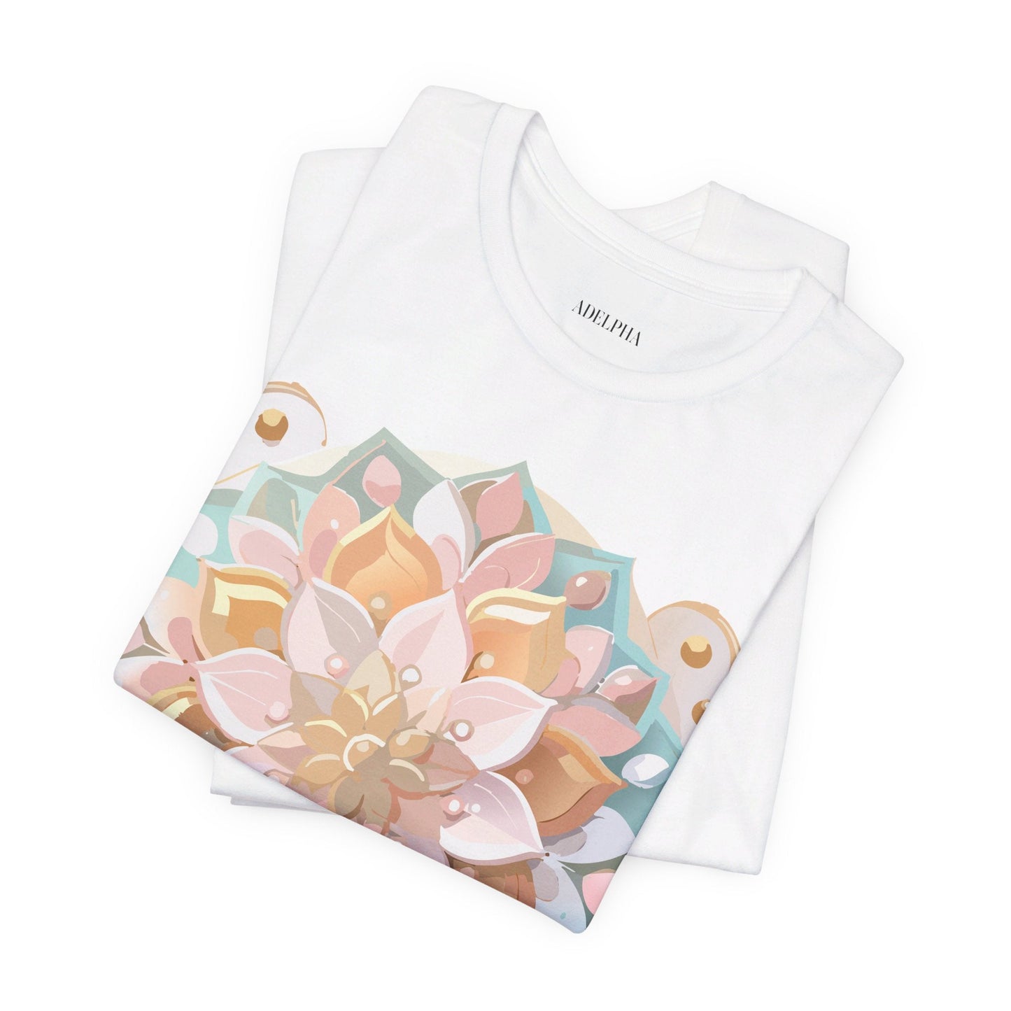 Mandala Shirt Graphic Tee Unisex Adelpha Vintage Inspired Art Design Premium Apparel