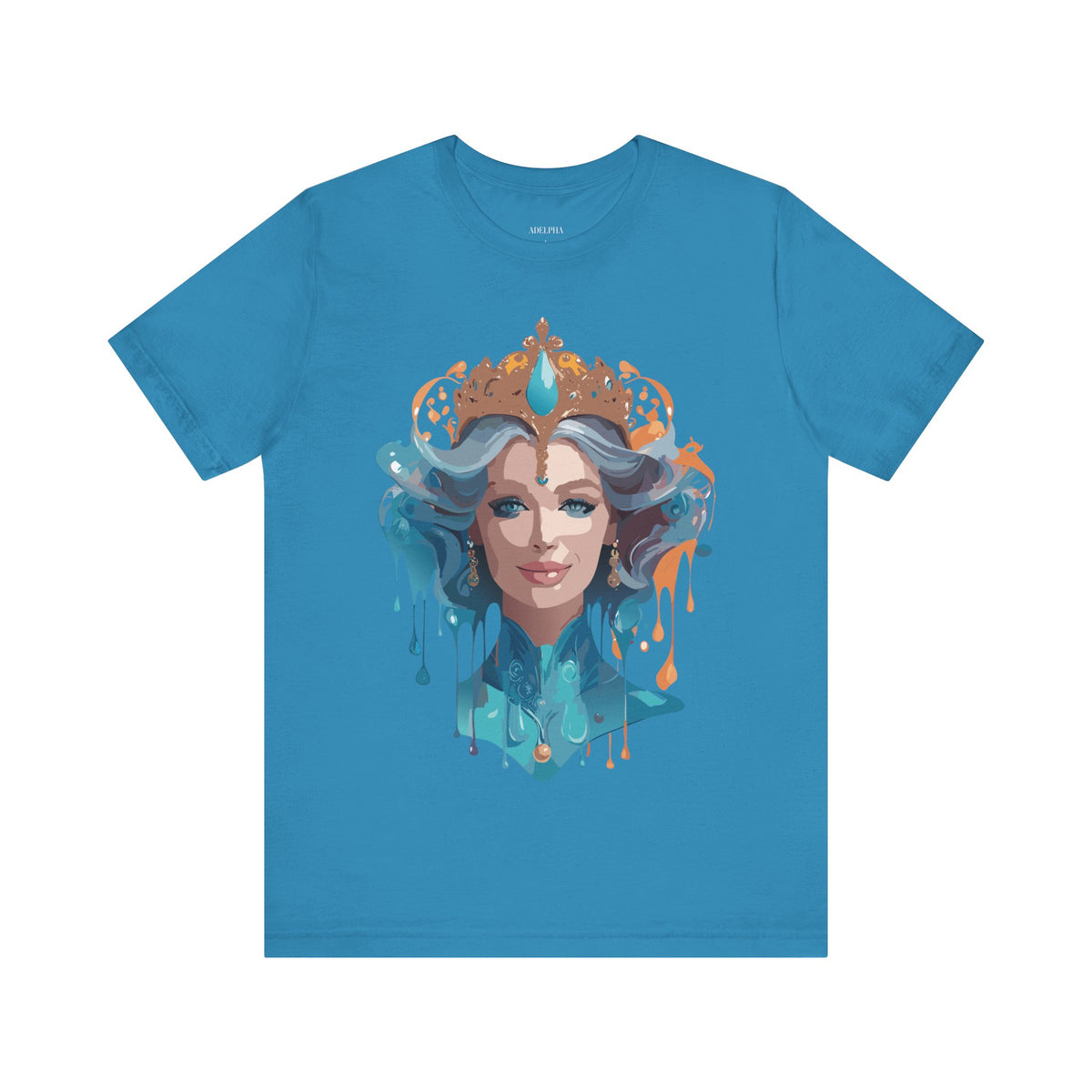 Queen Graphic Unisex Cotton Bella+Canvas Tee with Art Design m176