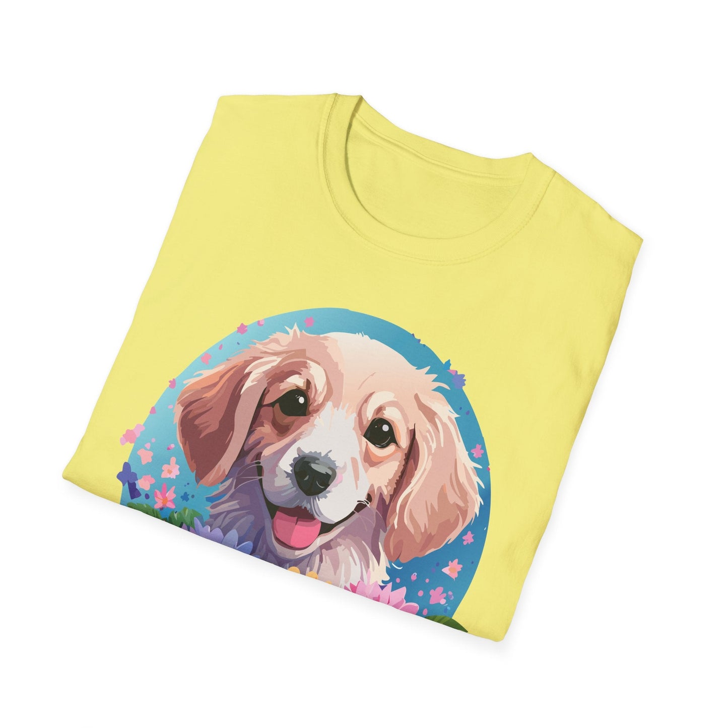 Unisex Dog Shirt Animal Tee Gildan Softstyle 64000 100 Percent Cotton