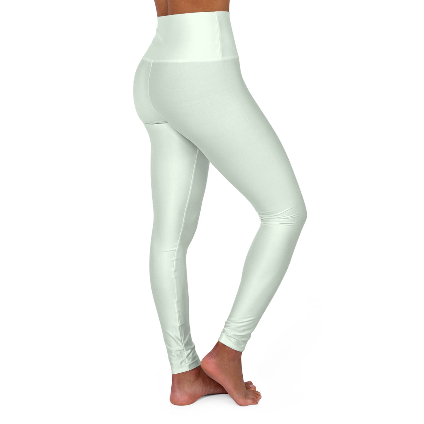 Honeydew Mint Color High-Waist Yoga Leggings Women's Seamless Poly-Span Stretchy Pants XS-2XL