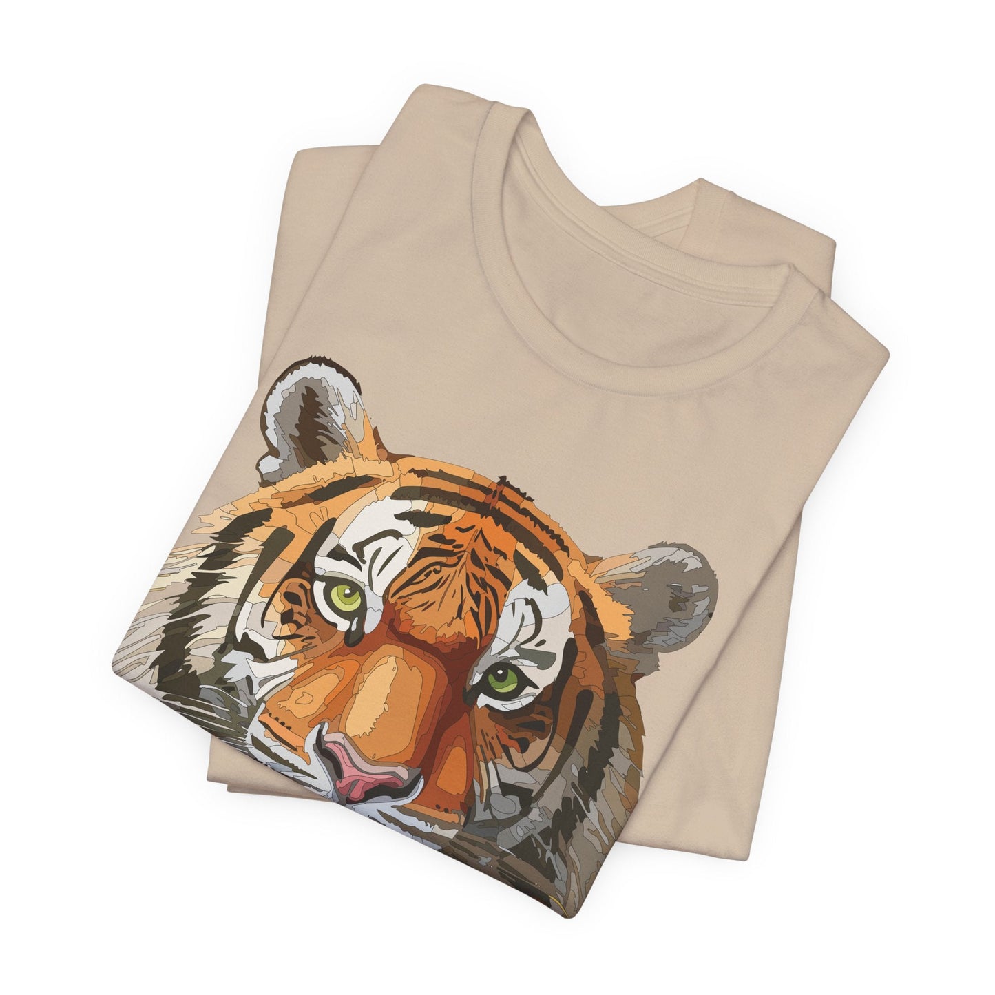 Unisex Animal Art Design Tee Shirt Wild Animals Graphic Tee Softstyle Gildan 64000