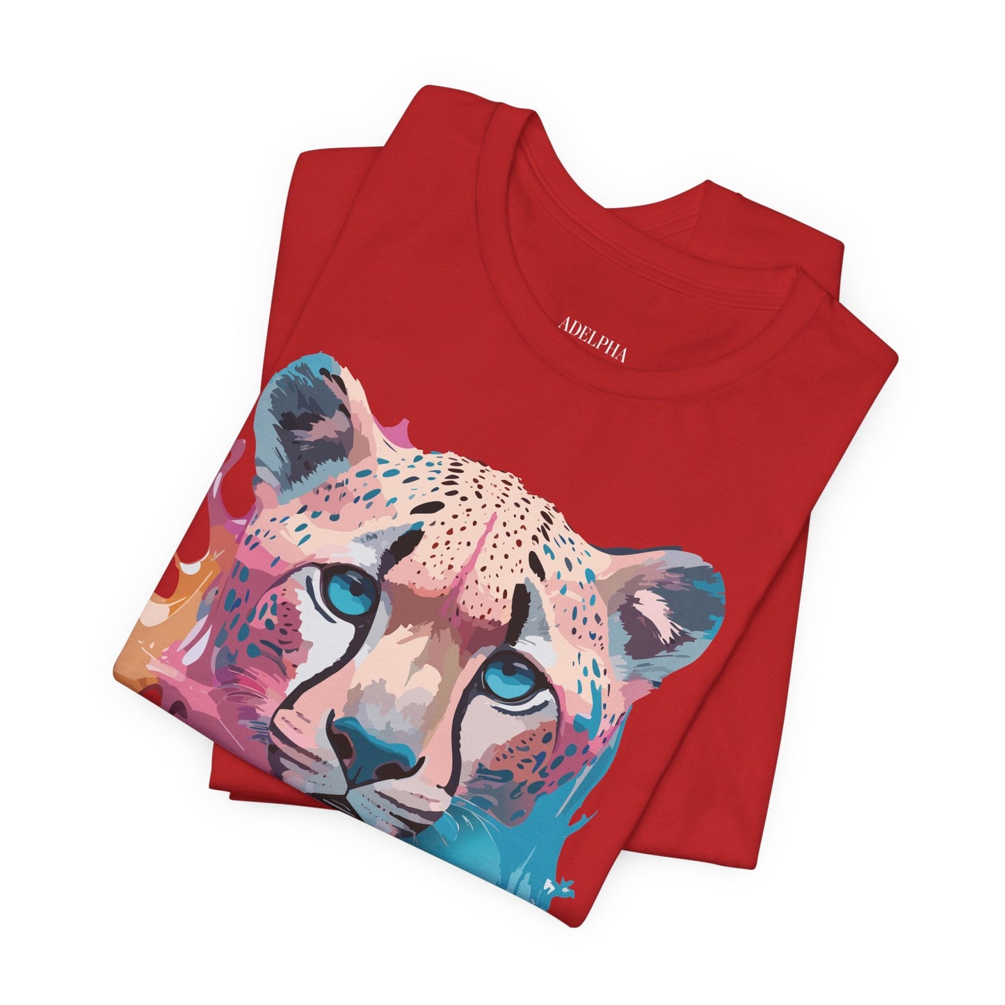 Adelpha Graphic Cheetah Shirt Unisex Vintage Inspired Graphic Tee Art Design