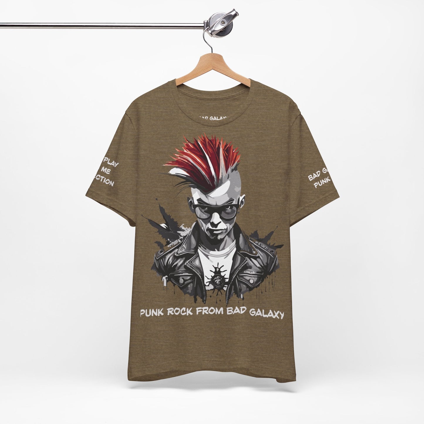 Punk Rock Tee Shirt Made To Order In USA With 100 Percent Cotton And Eco Friendly Inks