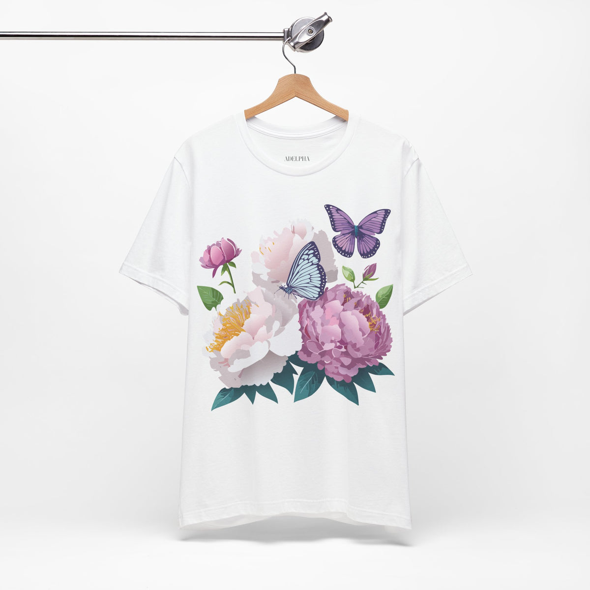 Floral Graphic Tee Shirt - Bella+Canvas Unisex 100 Cotton 32