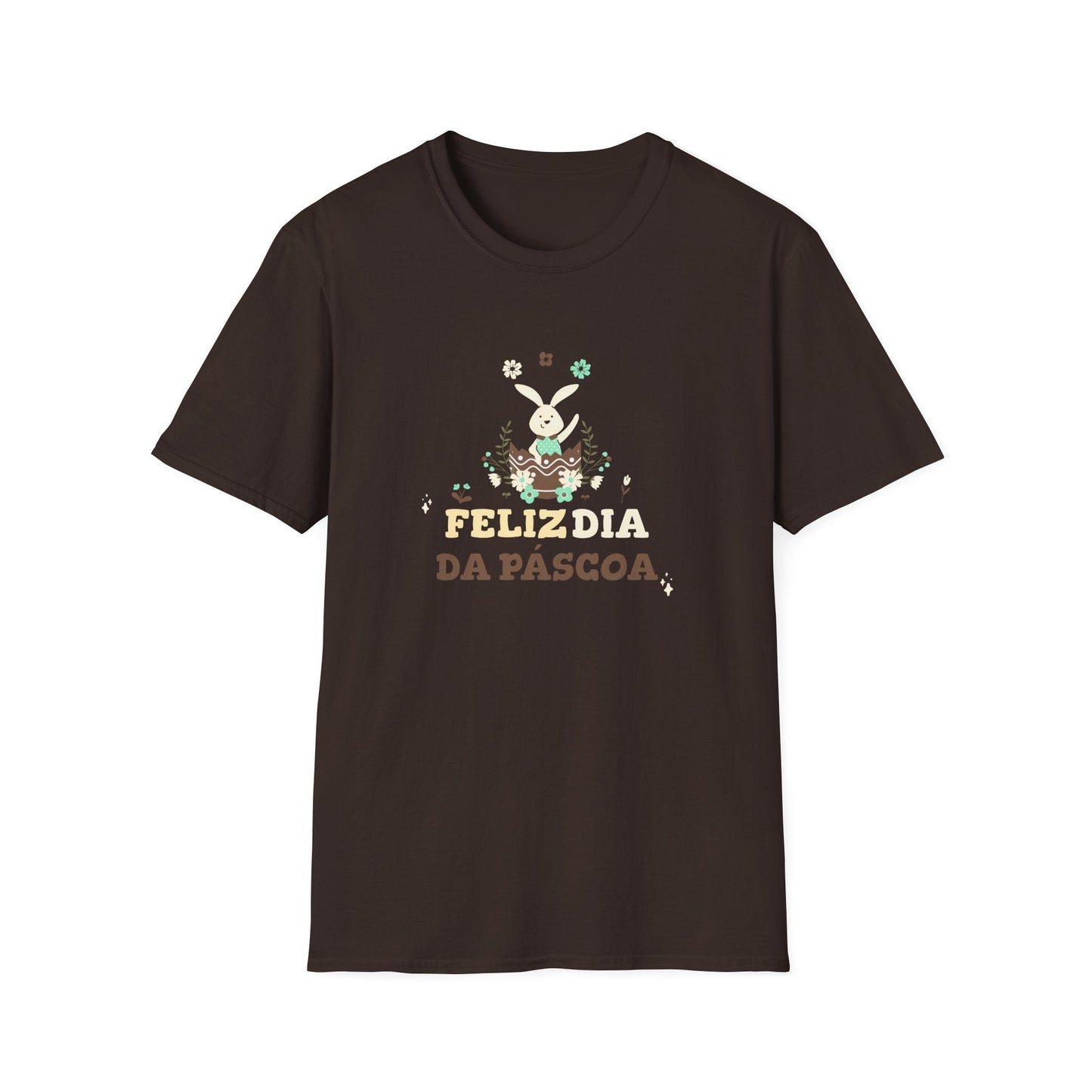 Easter Day T Shirt Unisex Softstyle Tee With Easter Design Print Gildan 64000 Comfort Fit