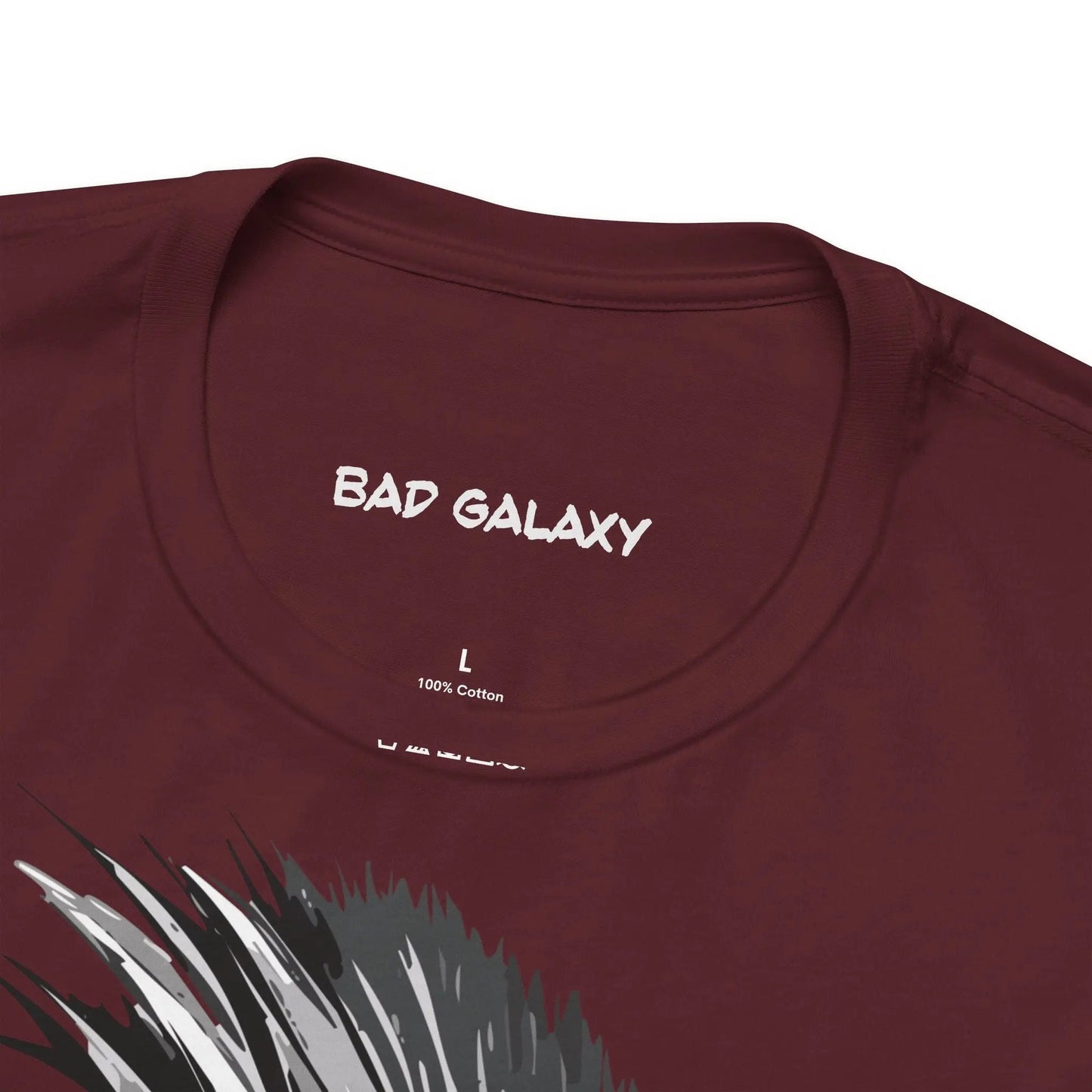 Punk Rock Tee Shirt From Bad Galaxy Made To Order 100 Percent Cotton USA Eco Friendly Inks