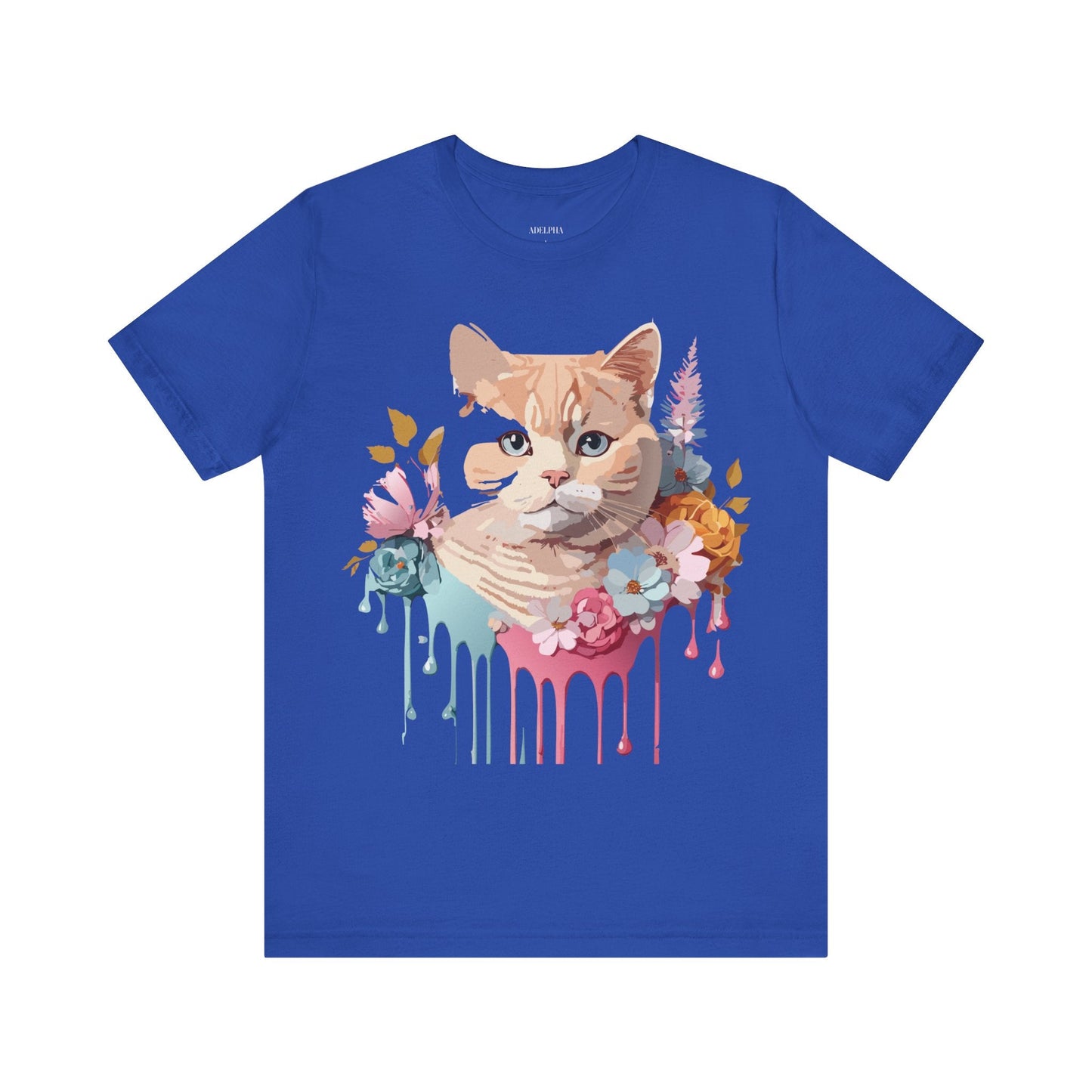 Adelpha Cat Graphic T Shirt Unisex Short Sleeve Art Design Tee Vintage Inspired