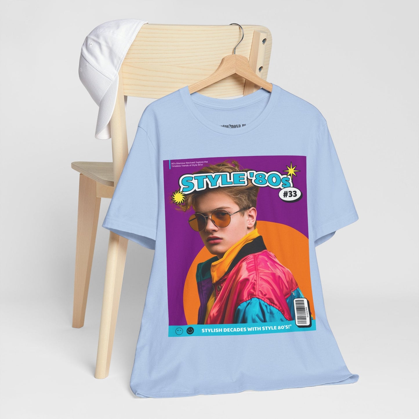 Magazine Cover Shirt Unisex Jersey Tee Bold Vibrant Graphic Tee For Standout Style