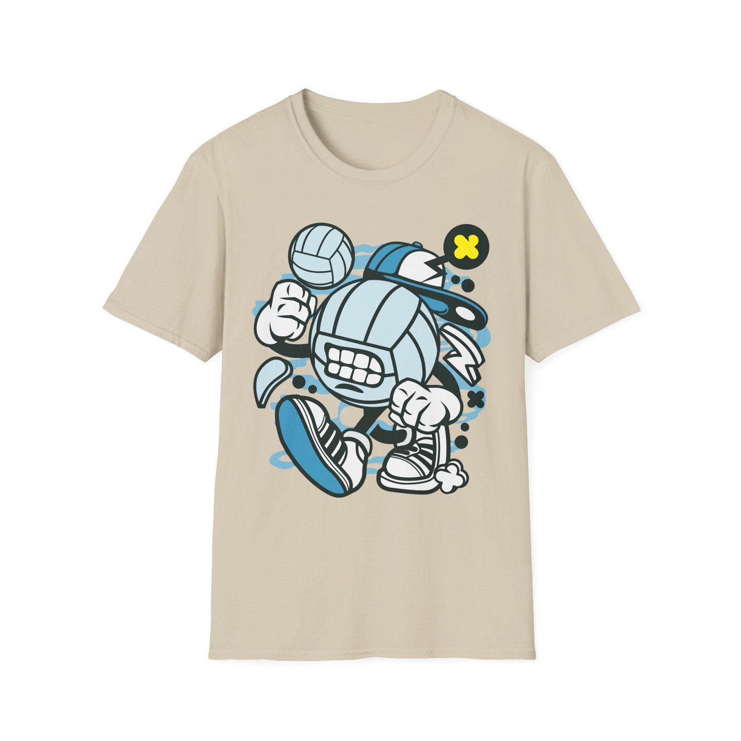 Unisex Cartoon T Shirt Animation Tee Funny Design Gildan Softstyle 64000 100 Percent Cotton